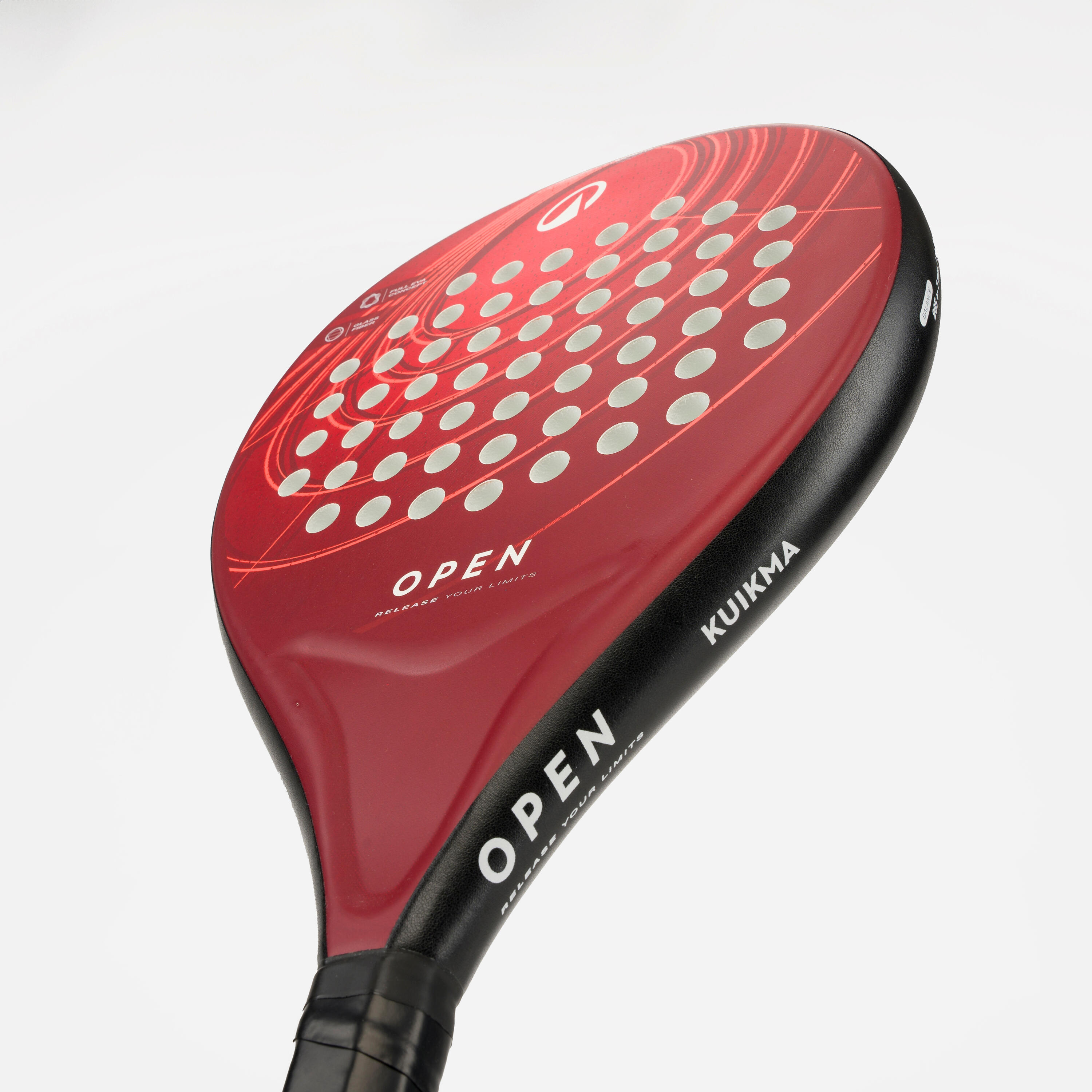 Padelracket voor volwassenen PR Open rood 6/8