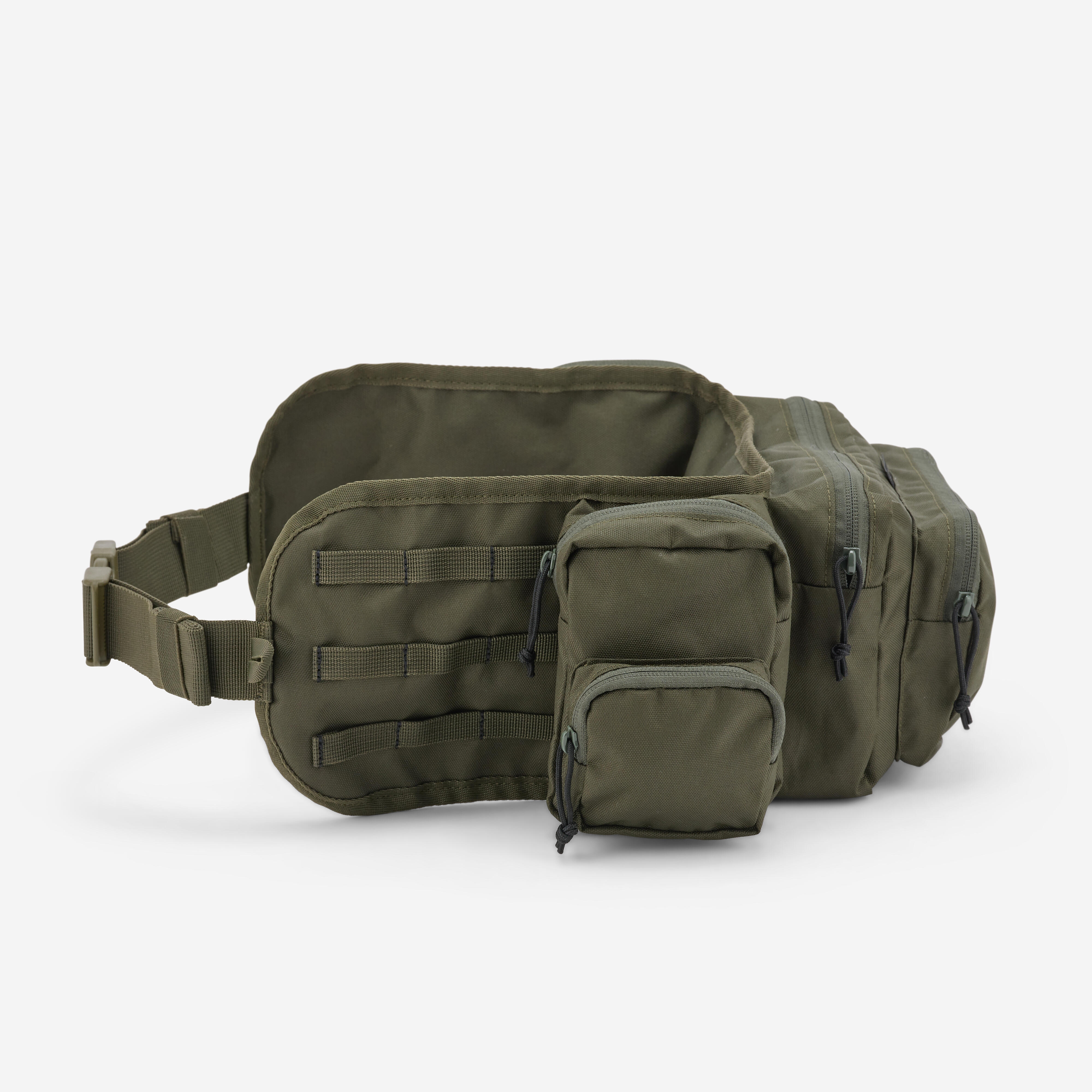 Hunting X-Access Waist Bag 7 Litre - Green - SOLOGNAC