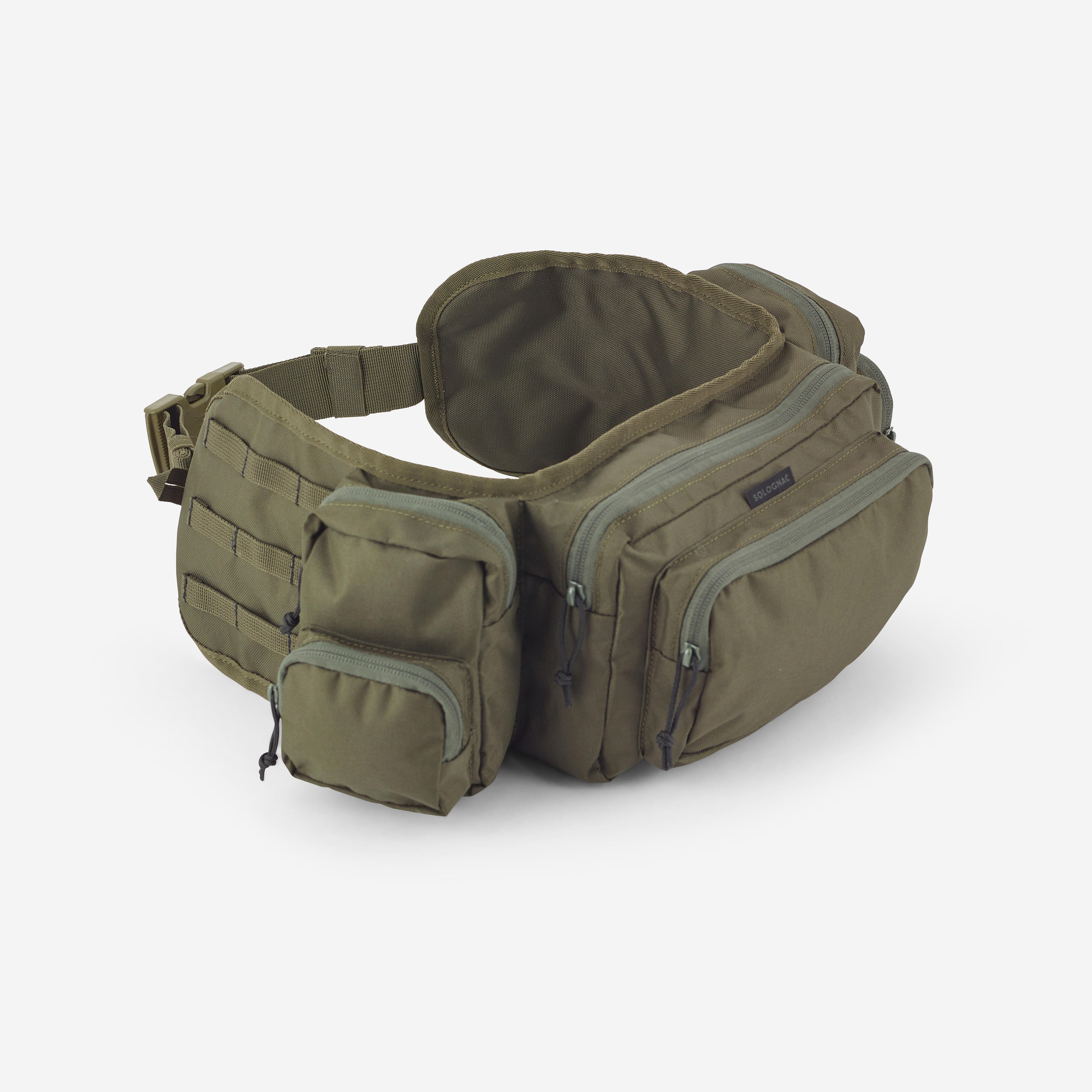 Hunting X-Access Waist Bag 7 Litre - Green - SOLOGNAC