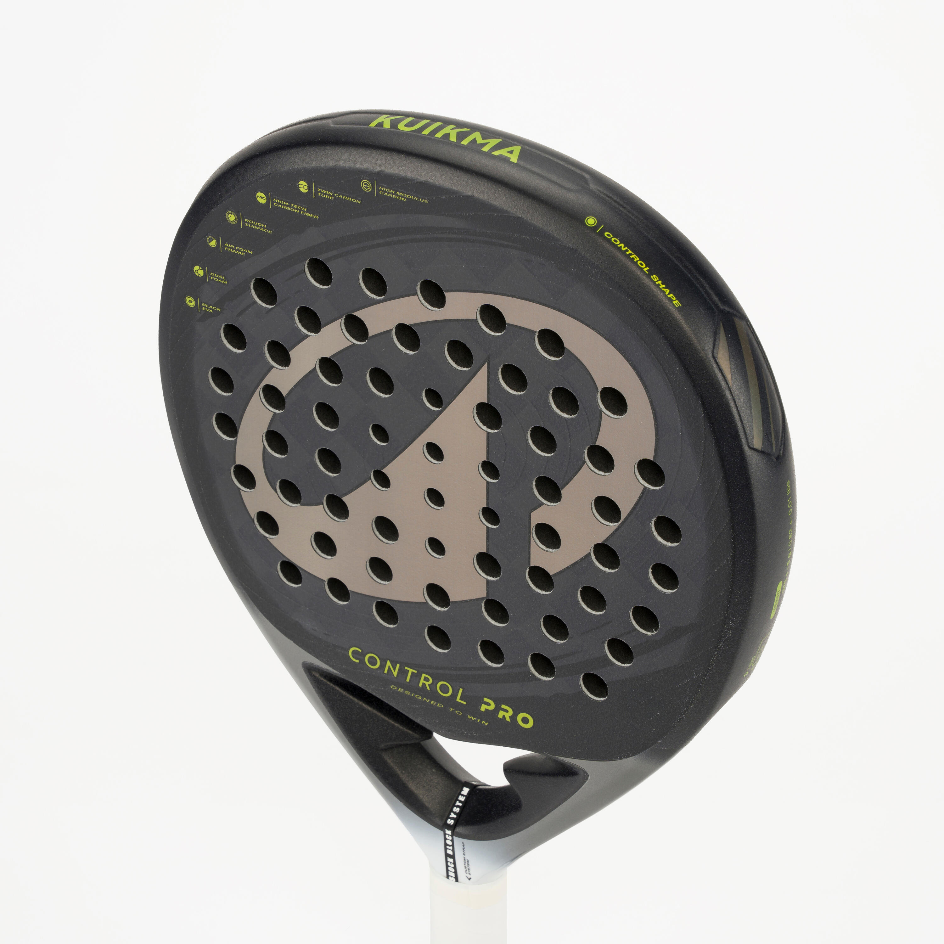Adult Padel Racket Control Pro with Custom Strap System