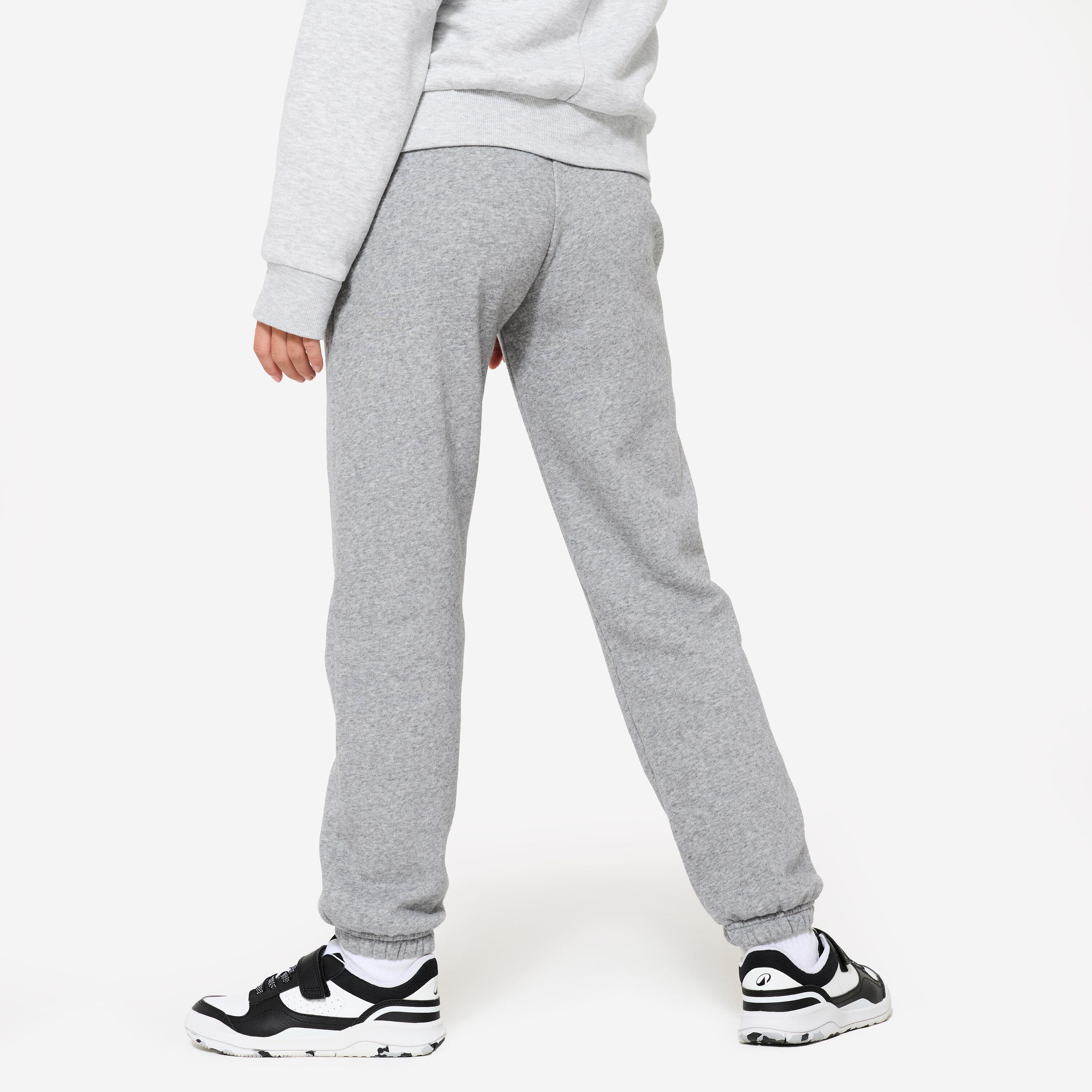 Warme multisport trainingsbroek voor kinderen grijs 4/7
