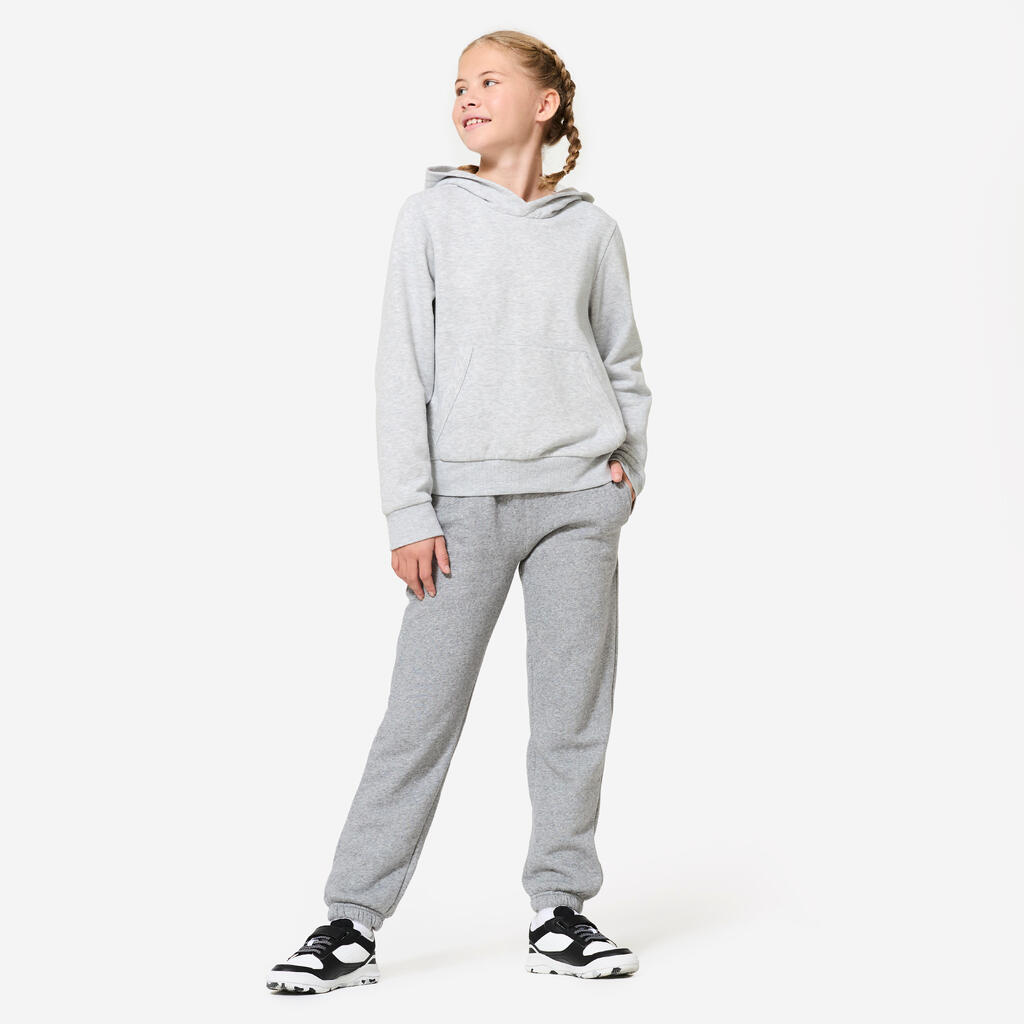 Kids' Unisex Warm Multisport Tracksuit Bottoms - Purple