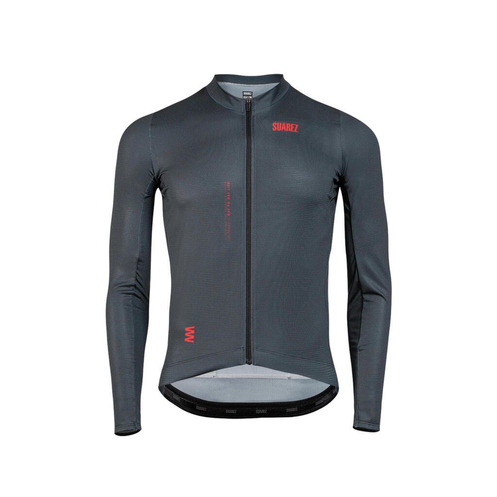 Jersey de Ciclismo para Hombre Ease Anthracite 2.3 SUAREZ