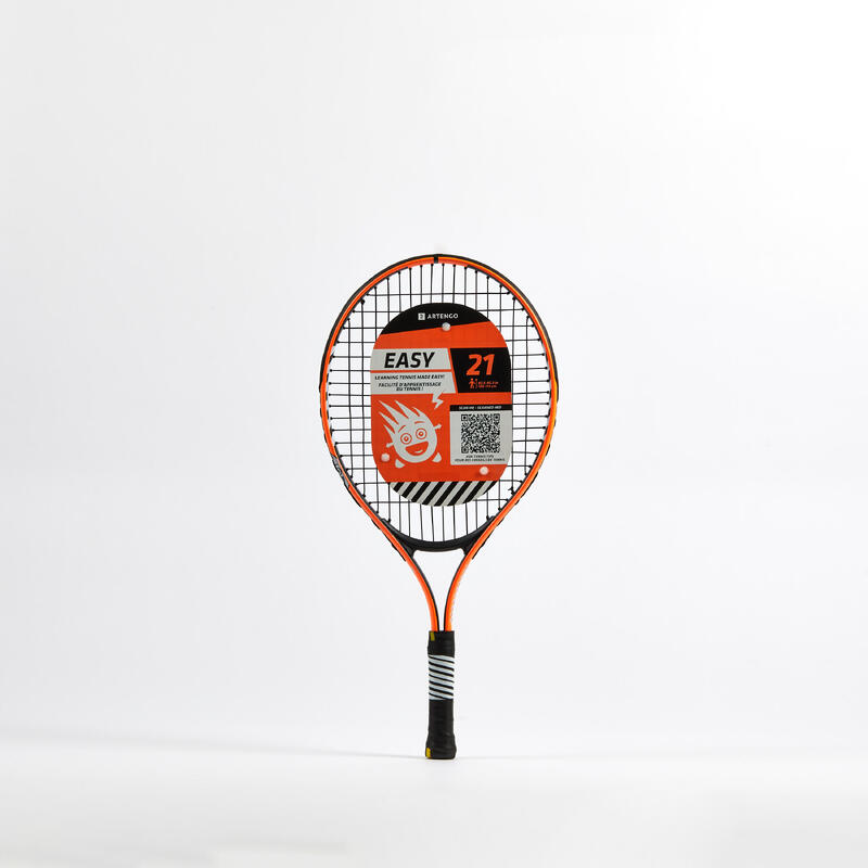 Çocuk Tenis Raketi - 21 İnç - Turuncu - Easy