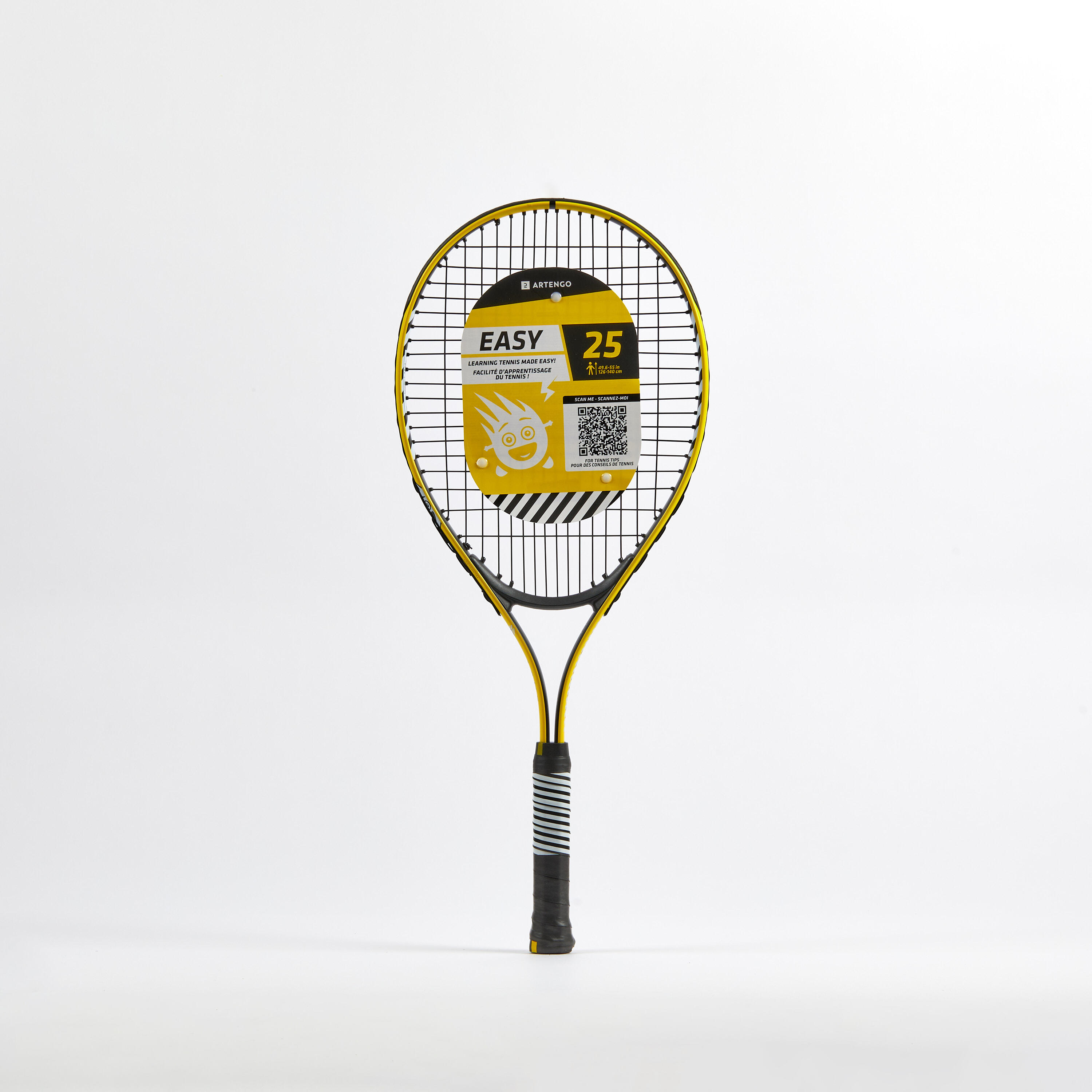 25” Junior Tennis Racket - TR 130 Yellow - ARTENGO