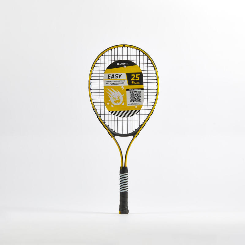 Çocuk Tenis Raketi - 25 İnç - Sarı - Easy TR130