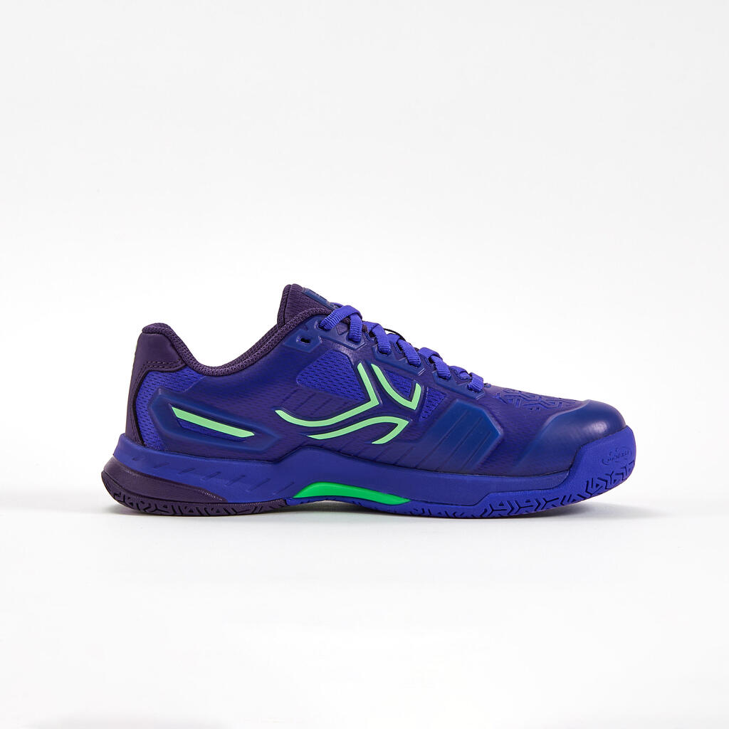 Plavo-zelene dečje patike za tenis TS 990 JR