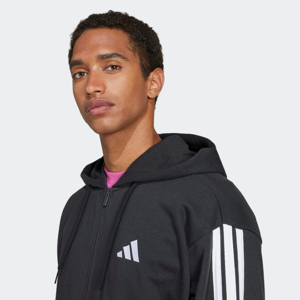 Kapuzenjacke Herren Baumwolle - schwarz 