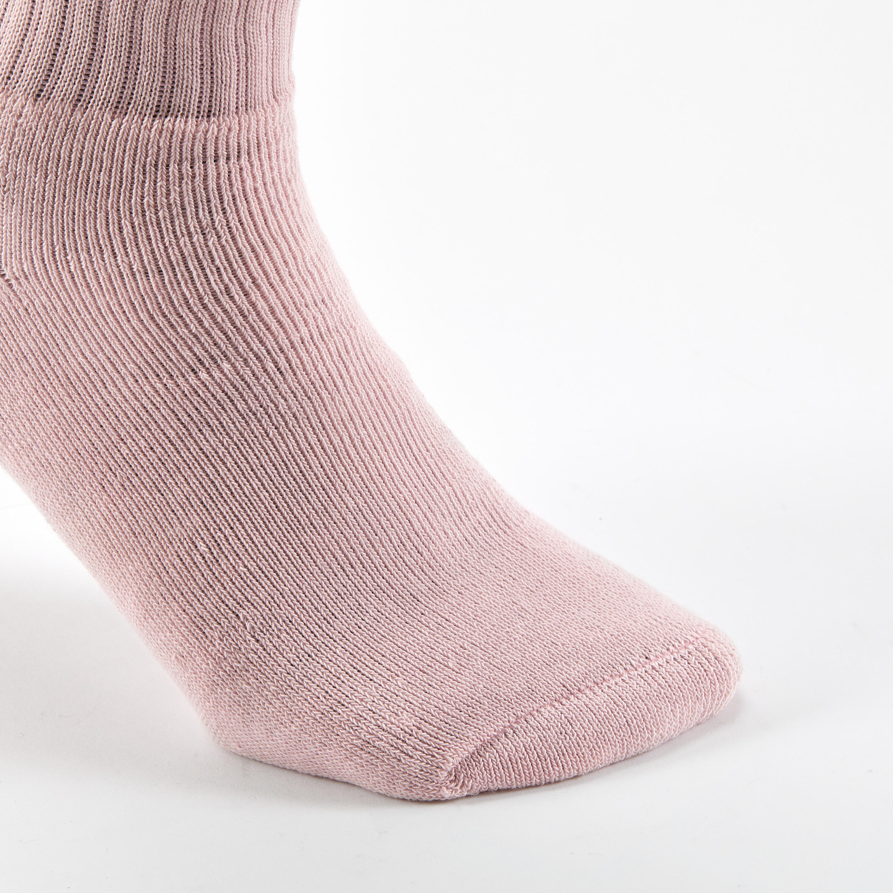 Chaussettes de sport Puma hautes x3 blanc rose gris 3/5