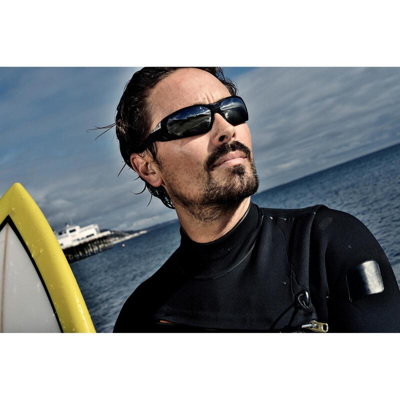 ALAGOA watersport polarized sunglasses adult shiny black ORAO Decathlon