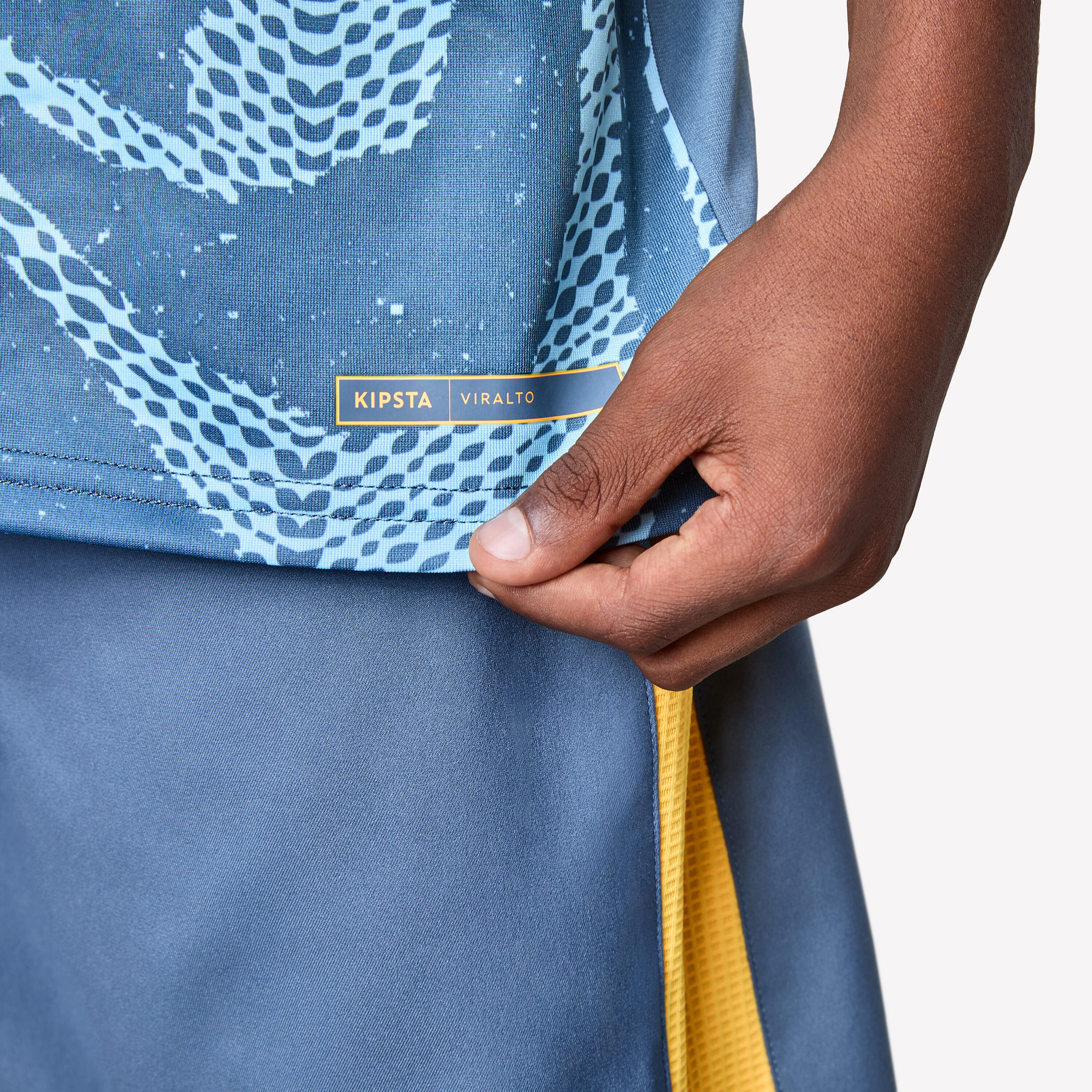 Kids Football Short Sleeve Tshirt Roarrr - Blue