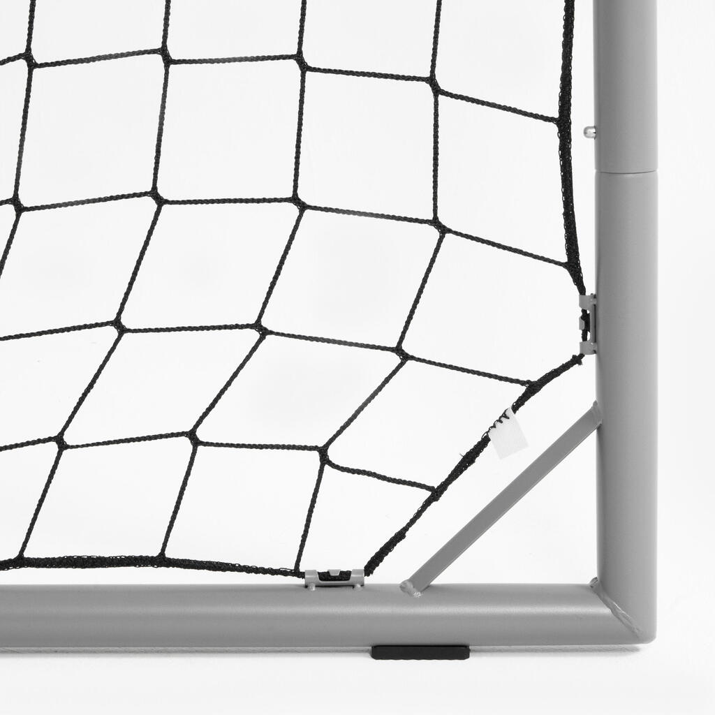 Fußball Tor Größe M - Classic 500 grau/blau