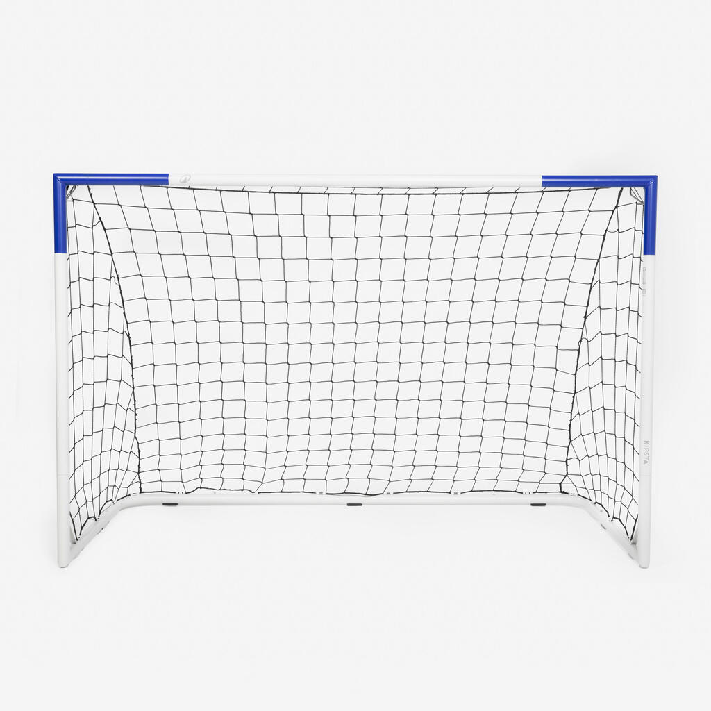 Medium Football Goal By Kipsta - 6x4ft - White/Blue
