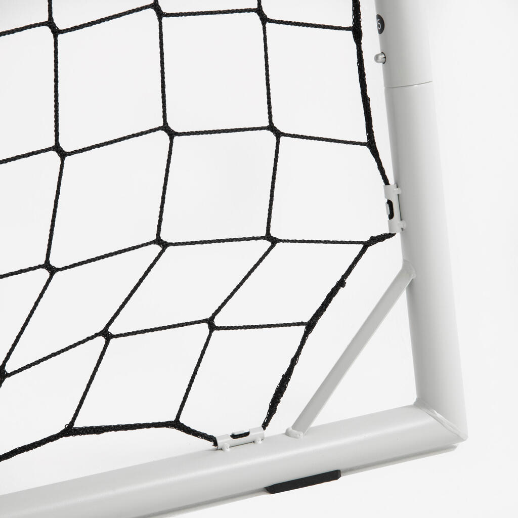 Medium Football Goal By Kipsta - 6x4ft - White/Blue
