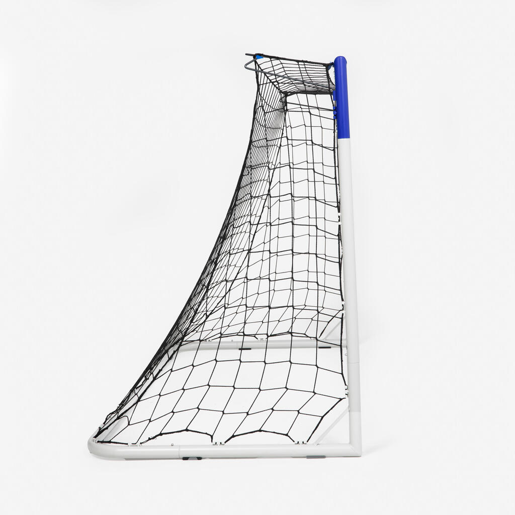 Medium Football Goal By Kipsta - 6x4ft - White/Blue