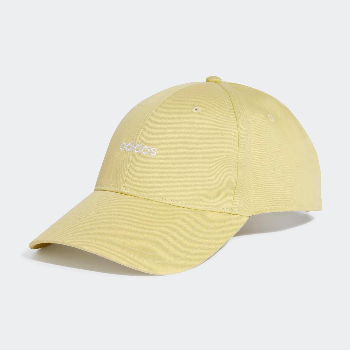 Casquette de fitness en coton, jaune