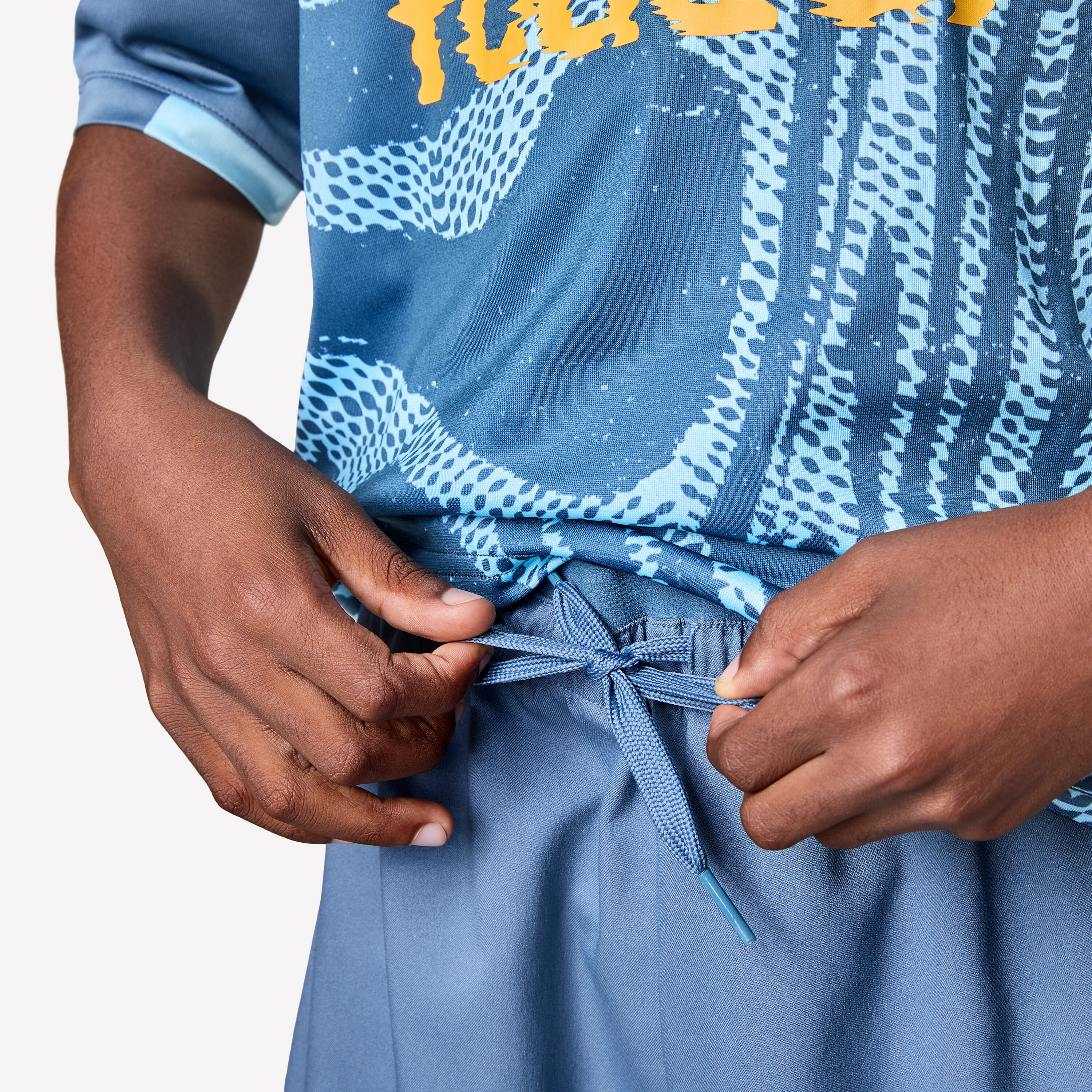 Kids Football Shorts Viralto - Grey