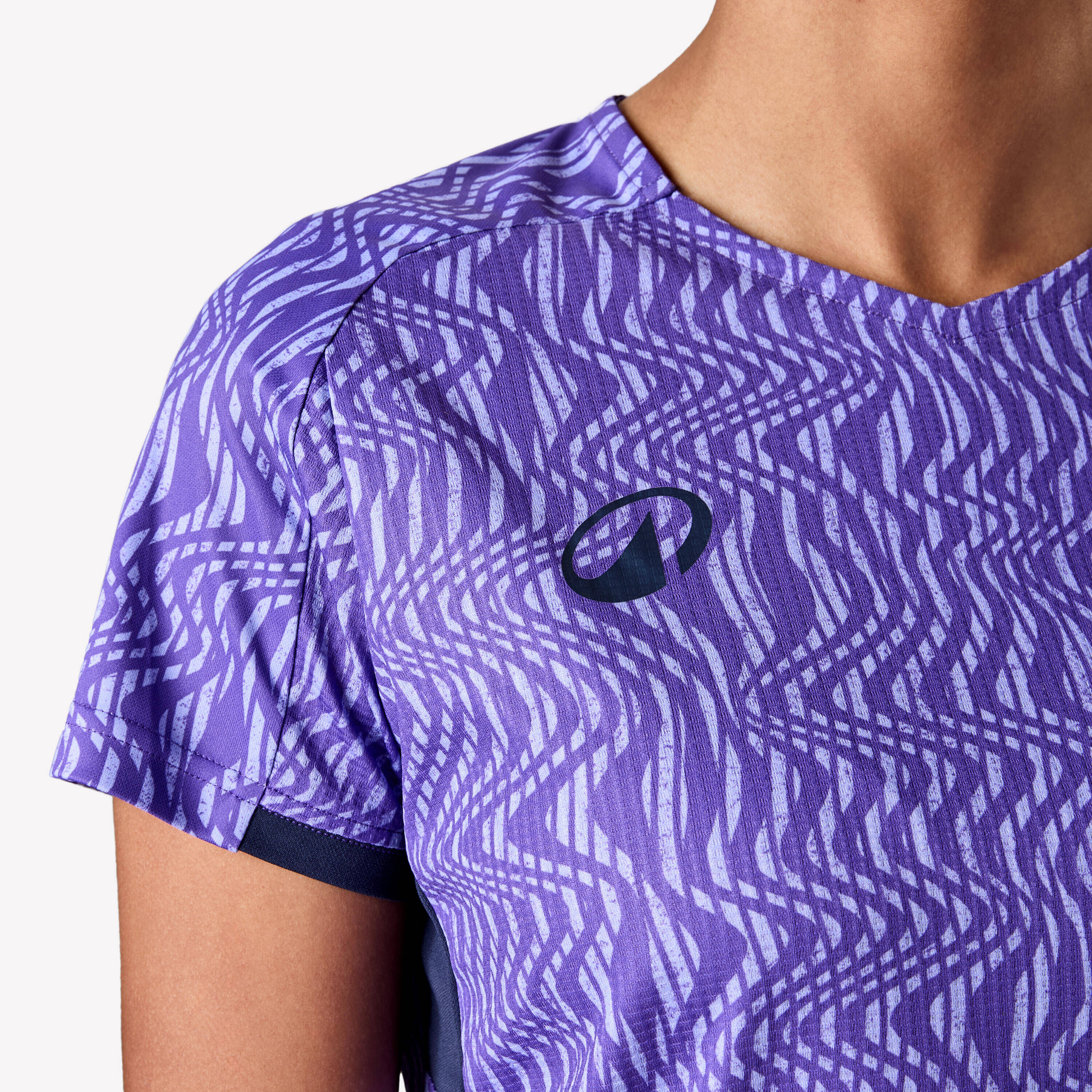 Women Football Short Sleeve Tshirt Viralto - Purple -  5