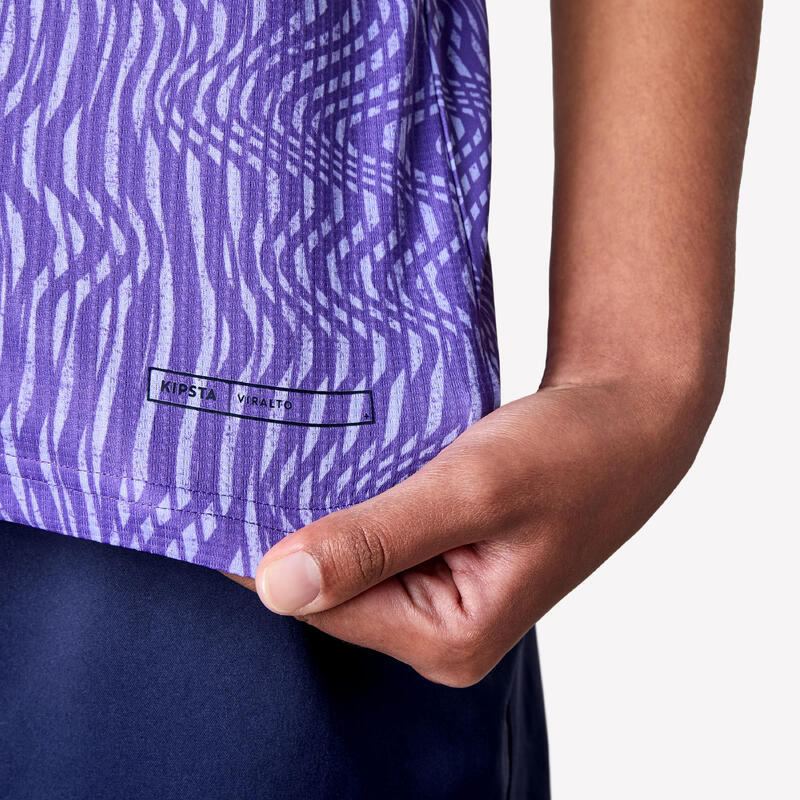 Tricou de fotbal Viralto Matrix Mov Damă