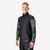 SWEAT DE FOOTBALL ADULTE 1/2 ZIP VIRALTO WAVE NOIR, JAUNE FLUO