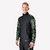 SWEAT DE FOOTBALL ADULTE 1/2 ZIP VIRALTO WAVE NOIR, JAUNE FLUO