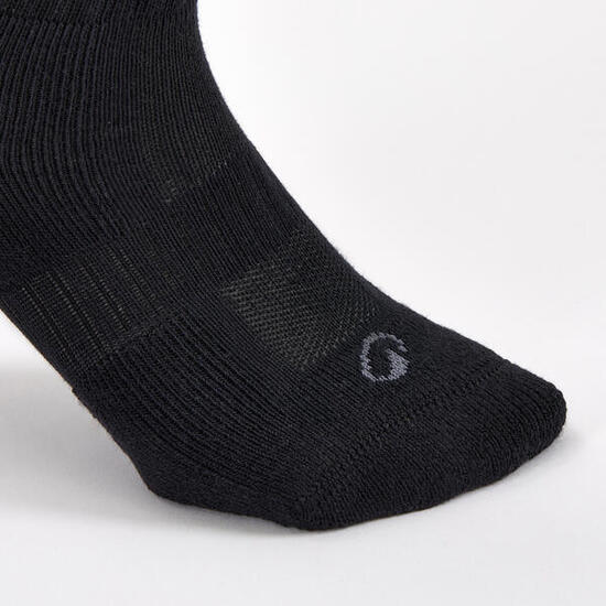 Chaussettes de sport basses lot de 3 paires, RS 500 noir