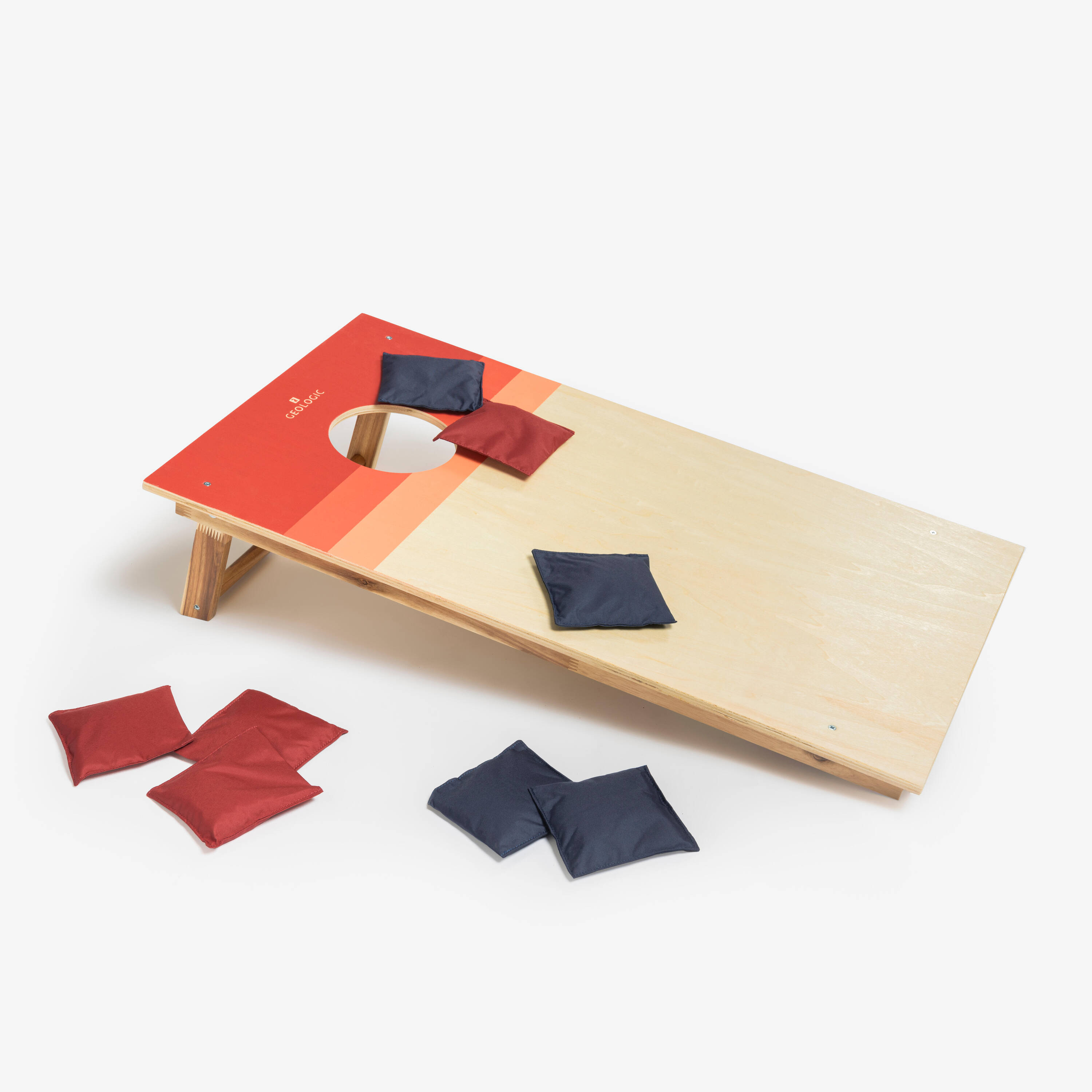 Ready-To-Play Compact Cornhole Game -  1