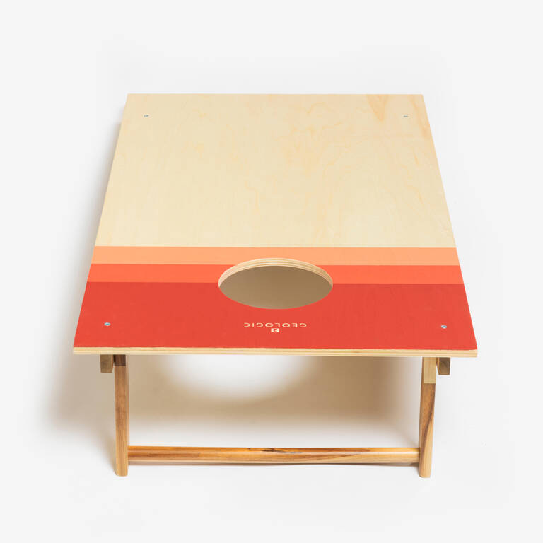 ហ្គេម Cornhole​ លេងបានភ្លាមៗ ដែលអាចបត់បាន