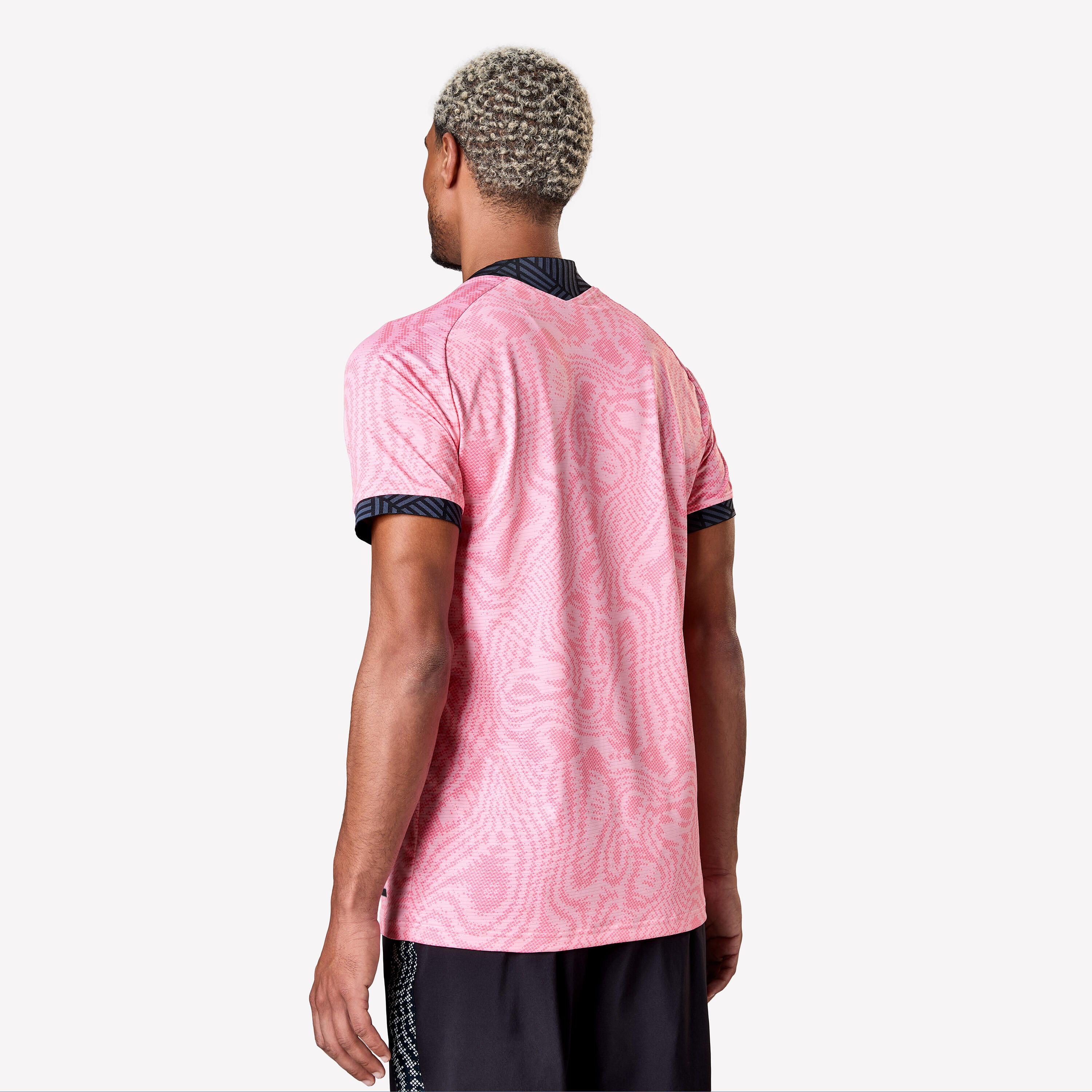 Adult Football Shirt Viralto II Snake - Pink/Black