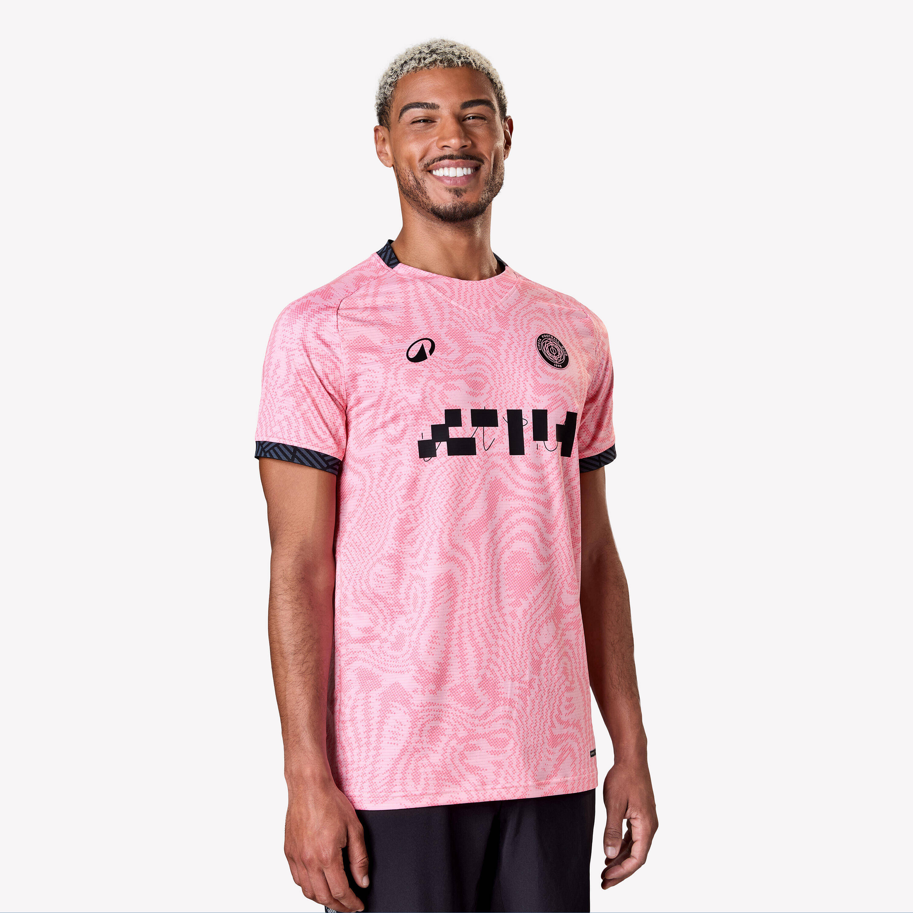 Men Football Short Sleeve Tshirt Viralto II - Pink -  1
