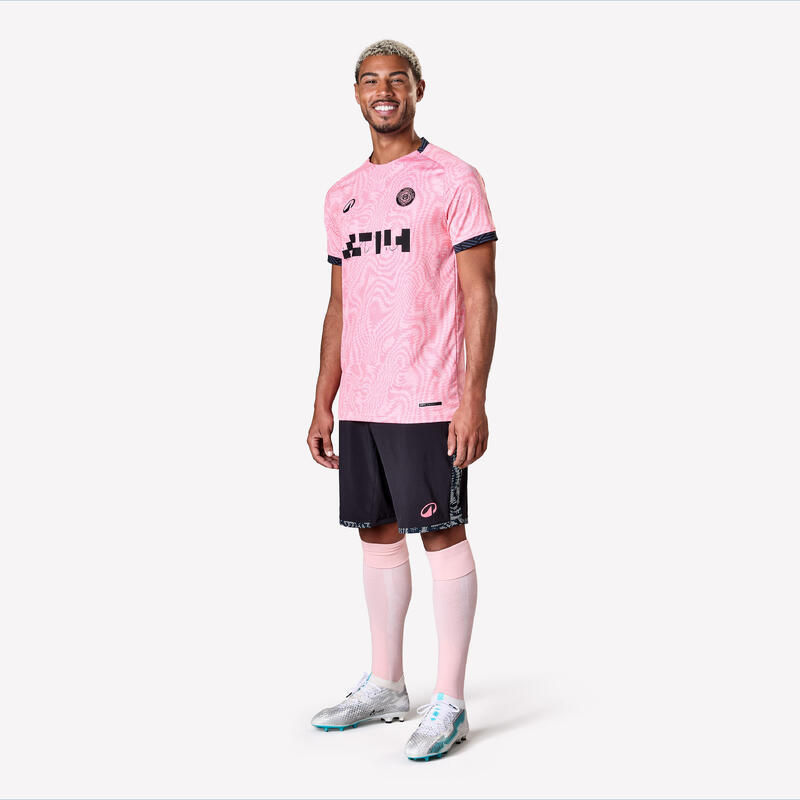 Yetişkin Futbol Forması - Pembe/Siyah - Viralto II