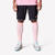 Short de football adulte Viralto II Snake Noir et Rose