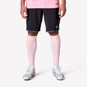 Pantalón corto de fútbol adulto Viralto II Snake Negro y Rosa