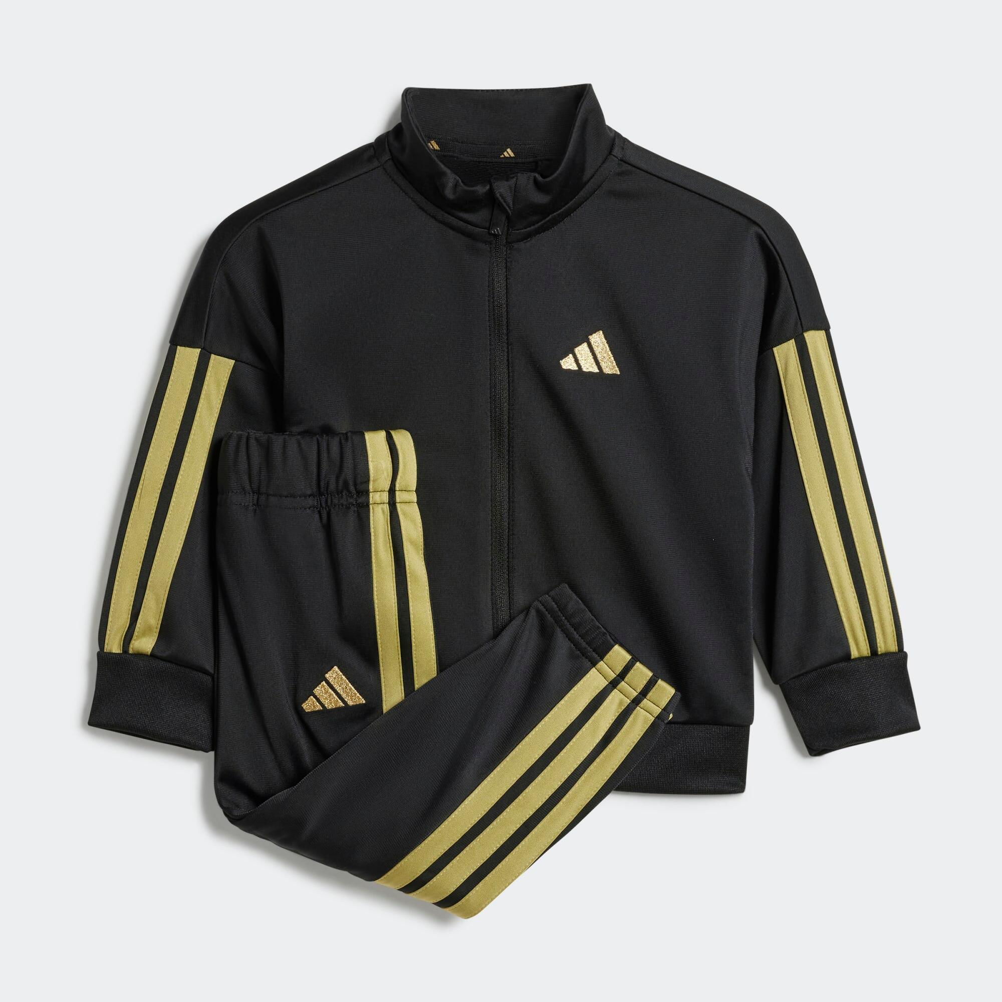 Adidas Trainingsanzug Kinder – schwarz/gold | 04067901479676 Adidas Trainingsanzug Kinder – schwarz/gold | 04067901479676