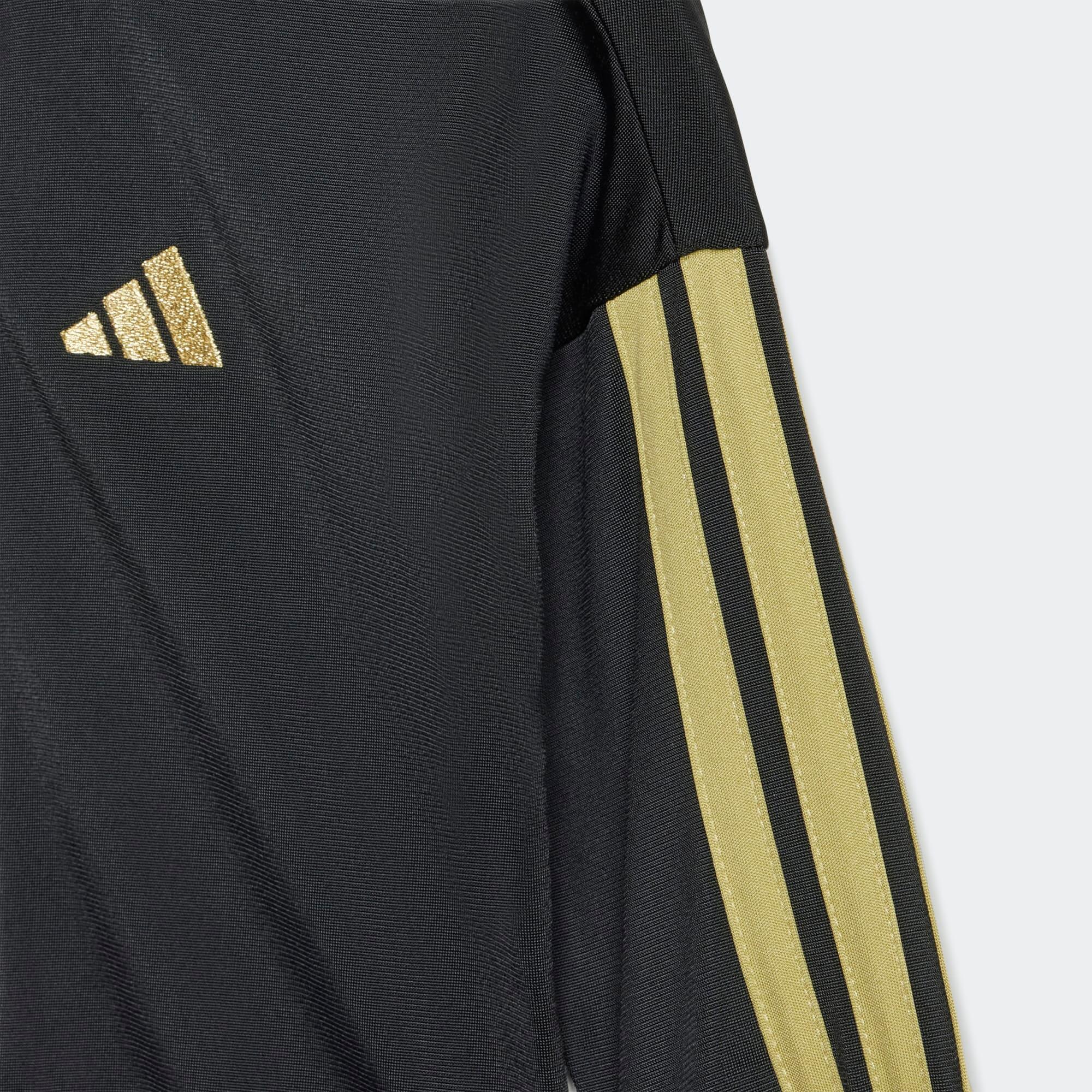 Trainingsanzug Adidas Schwarz und Gold 7/7