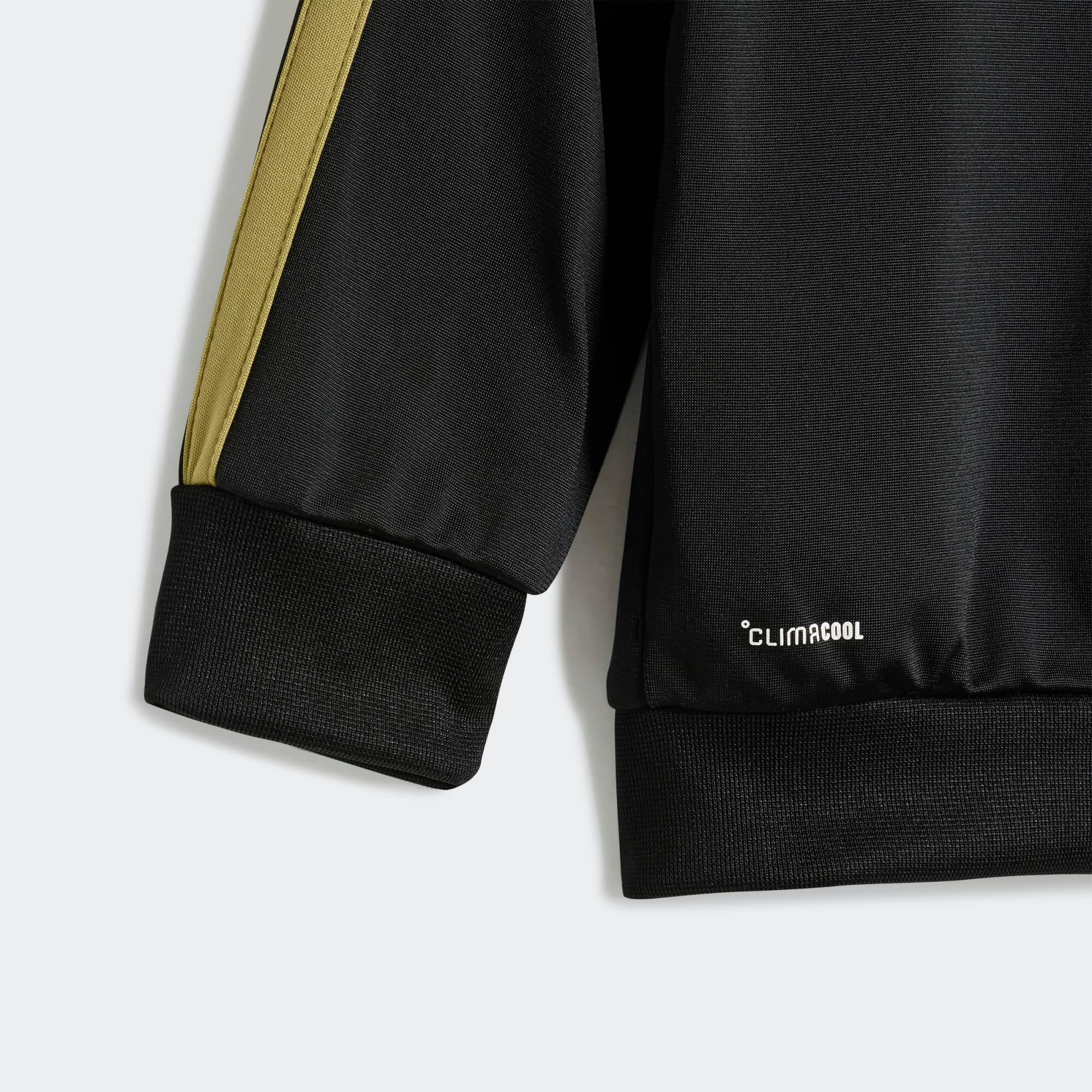 Trainingsanzug Adidas Schwarz und Gold 6/7