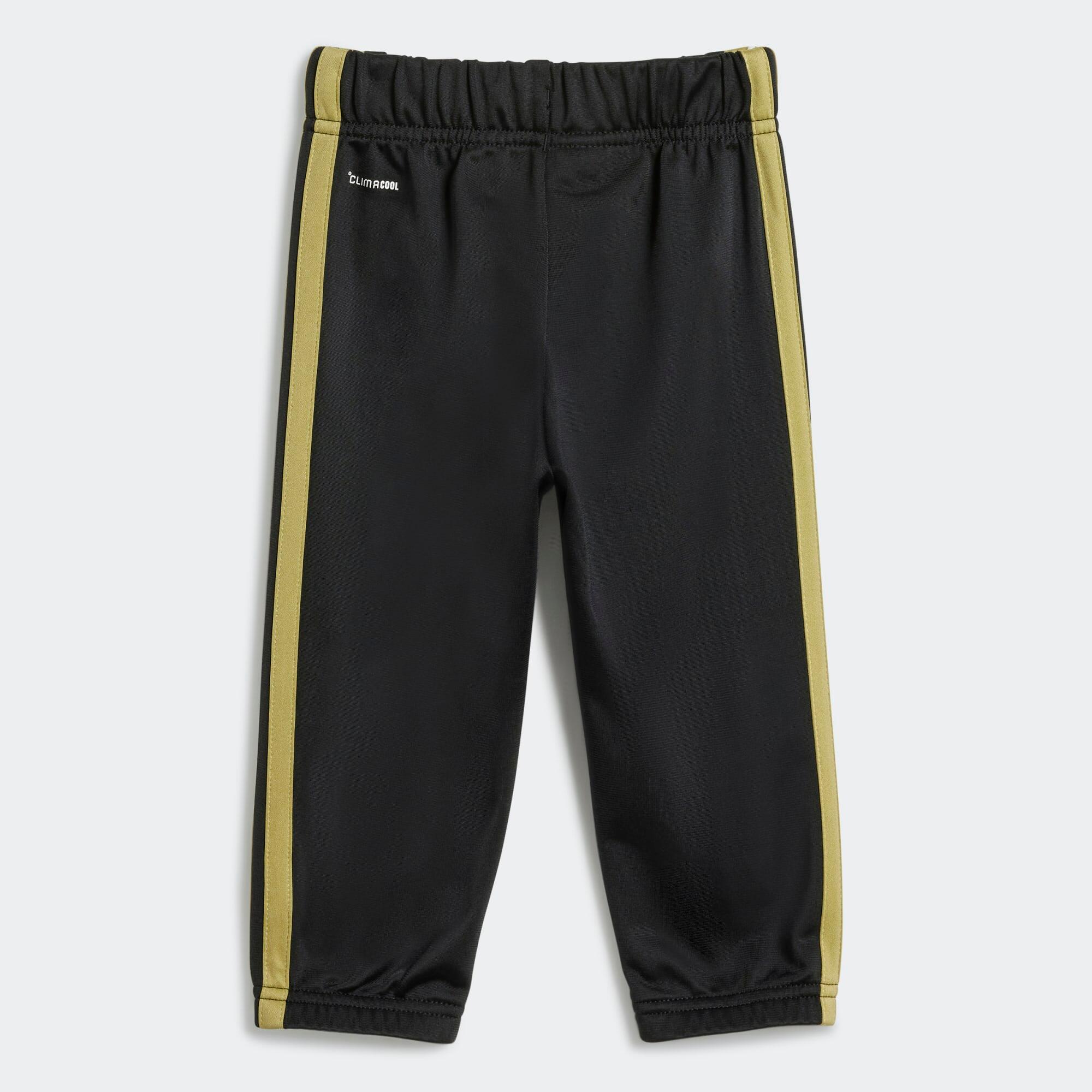 Trainingsanzug Adidas Schwarz und Gold 4/7