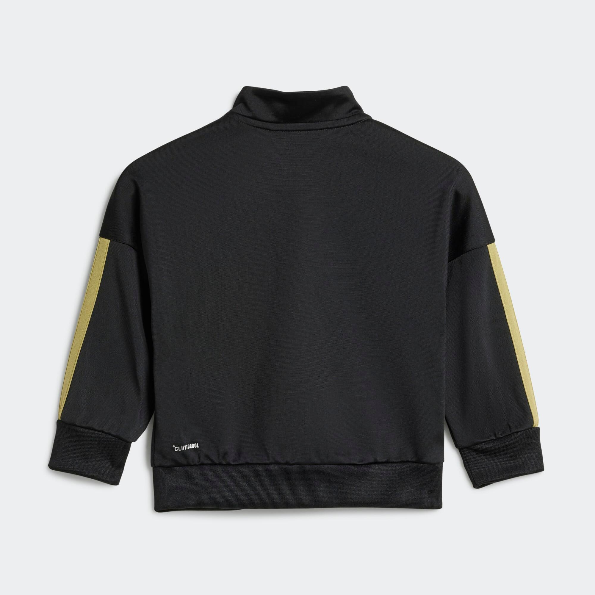 Trainingsanzug Adidas Schwarz und Gold 3/7