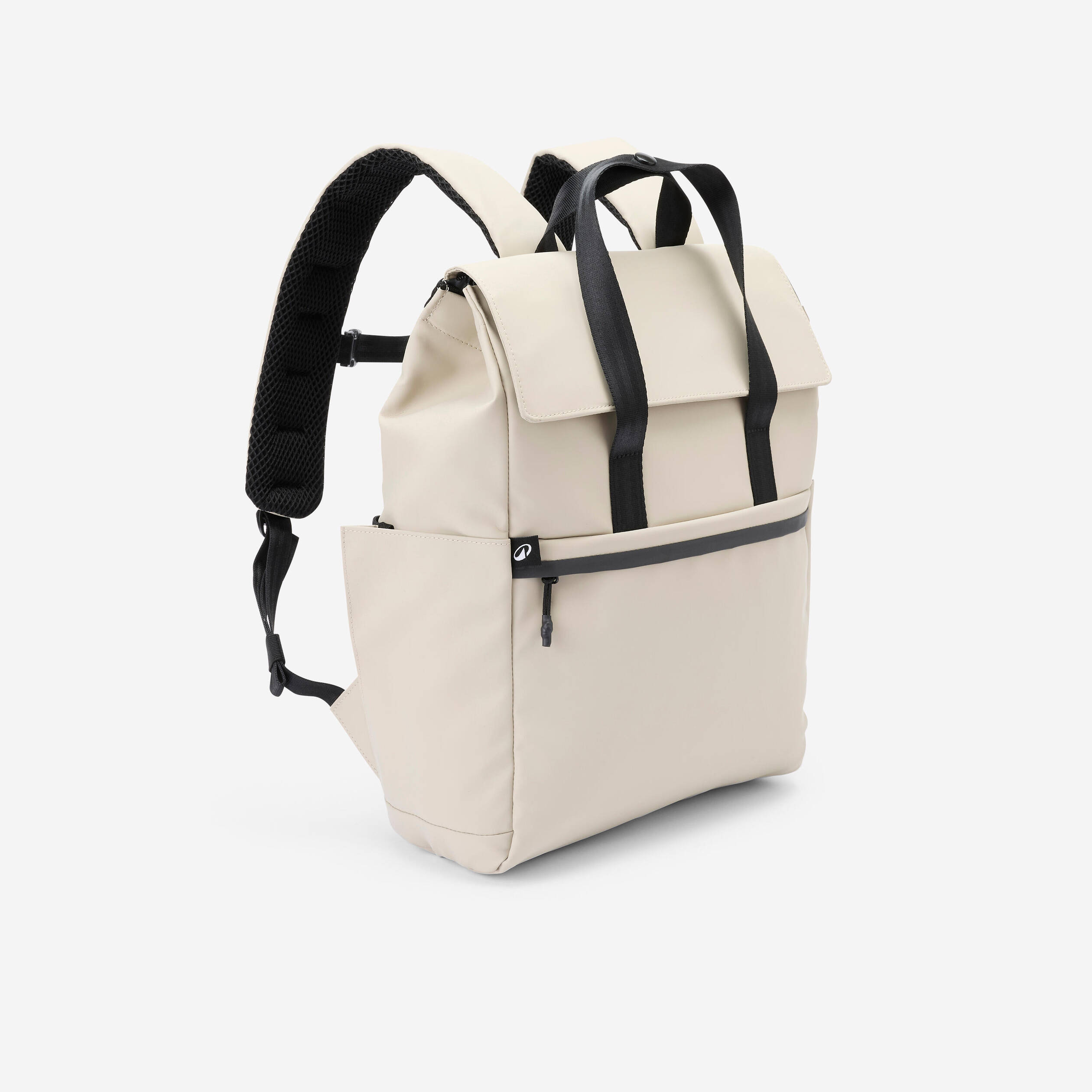 15L Water-repellent backpack with laptop compartment - Lunar Beige