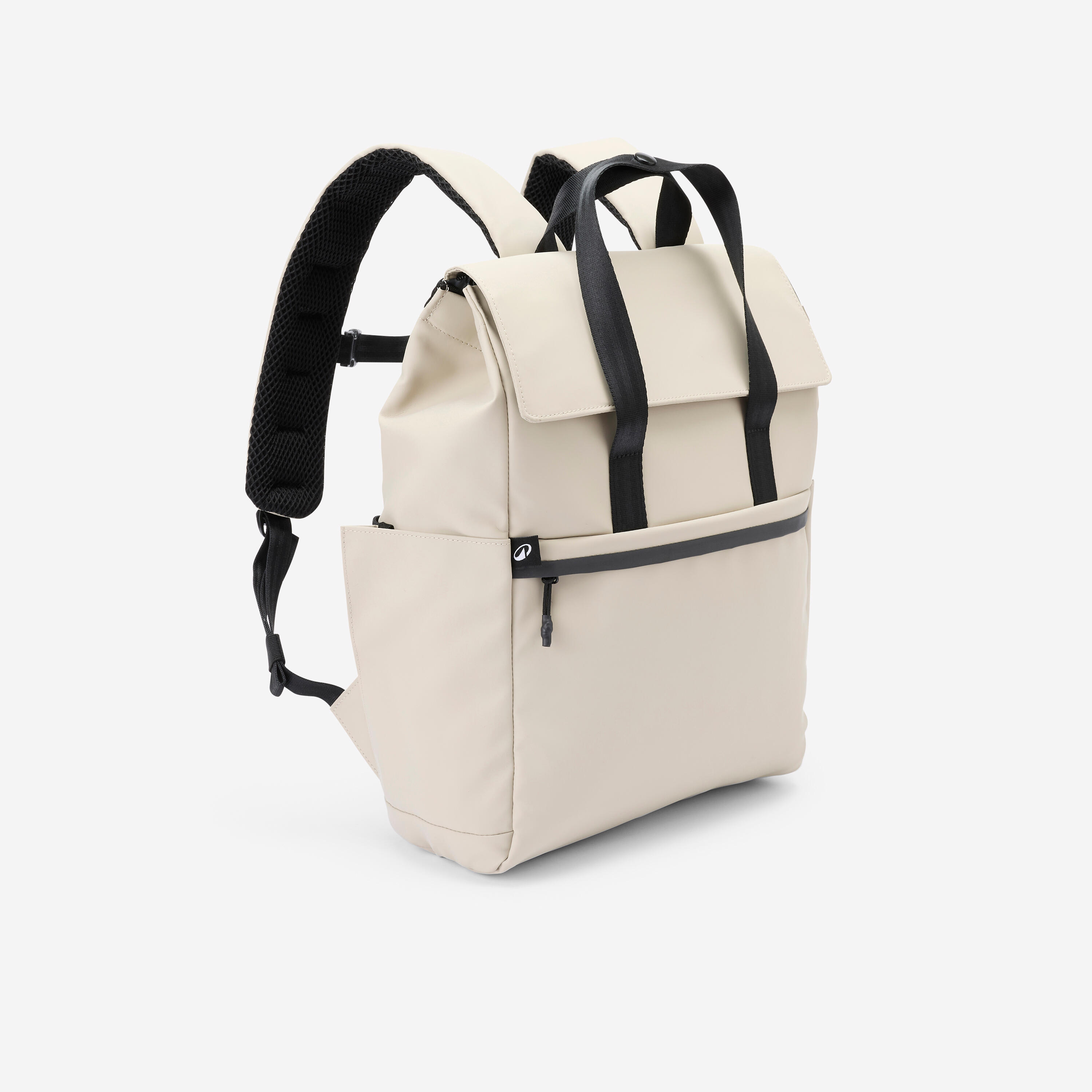 Commute 500 15L PU backpack with laptop pocket - Beige
