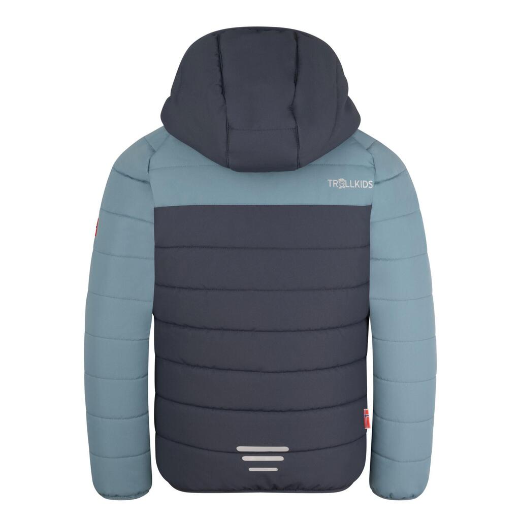 Trollkids Giacca Sci Bambini Hafjell CT - Impermeabile, Leggera, Con Gonna Antineve E Catarifrangenti