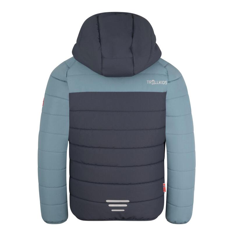 Veste de ski enfant, trollkids Hafjell Pro bleu et rouge