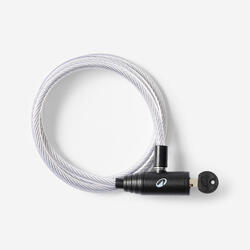 ANTIVOL ACCESSOIRES VELO A CLE 100 GRIS