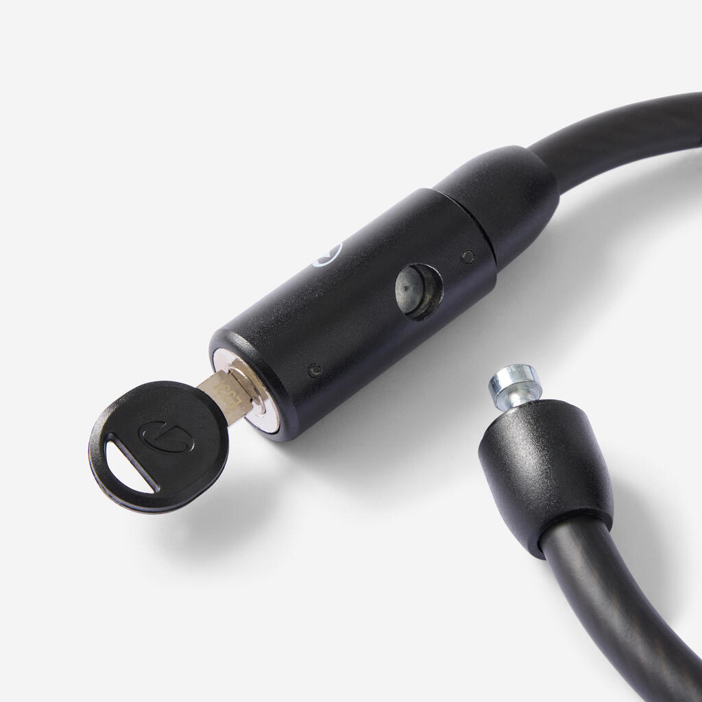Candado guaya 120 para bicicleta espiral con llave