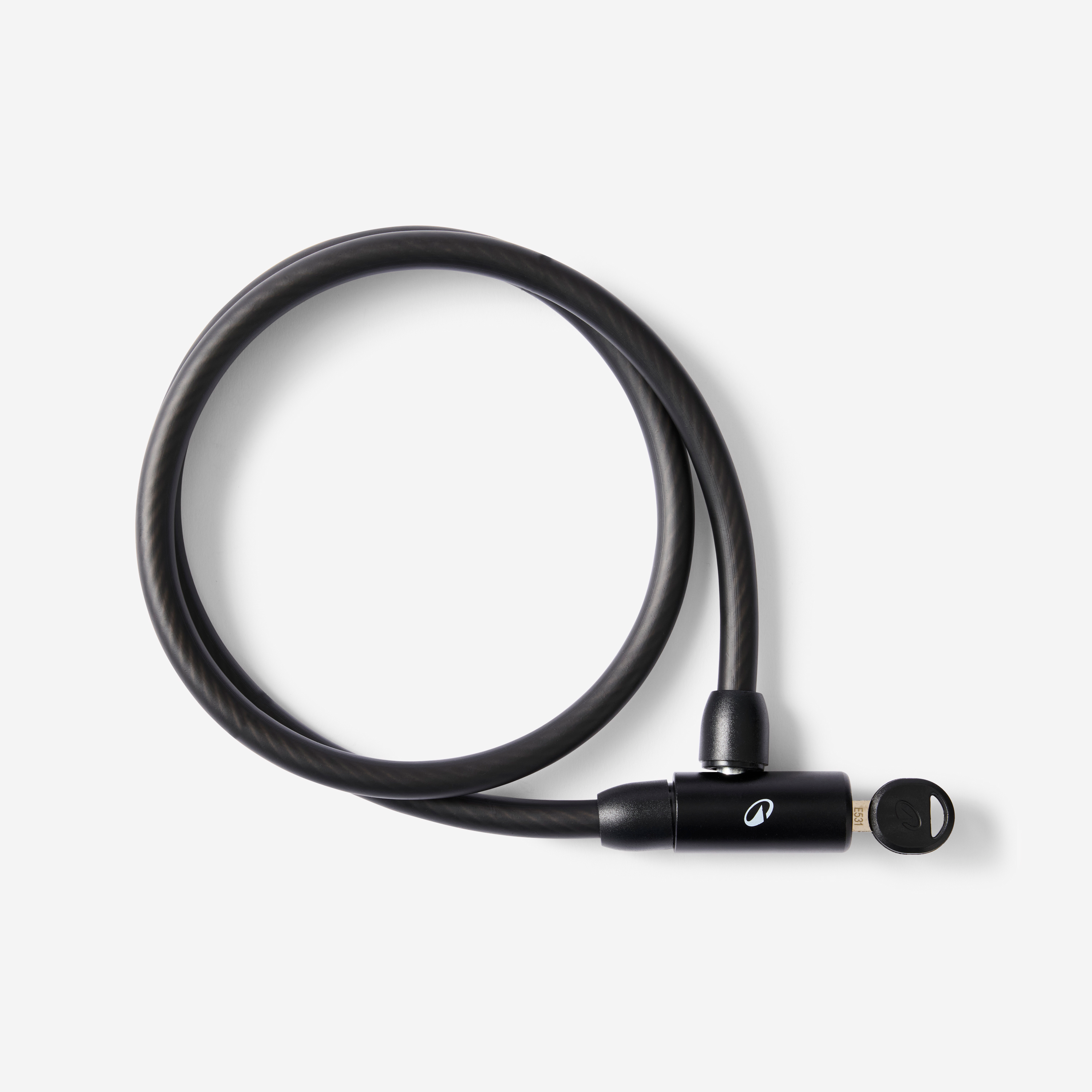 Antivol accessoires velo spirale serrure cle 120 - Vélos & Accessoires - BTWIN- Clubs - Entreprises - Collectivités - Associations