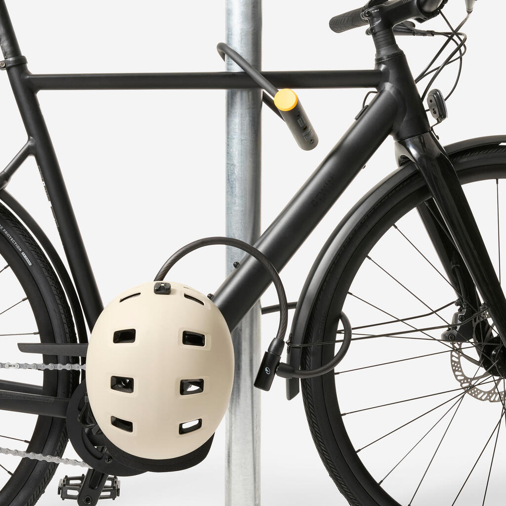 Candado guaya 120 para bicicleta espiral con llave