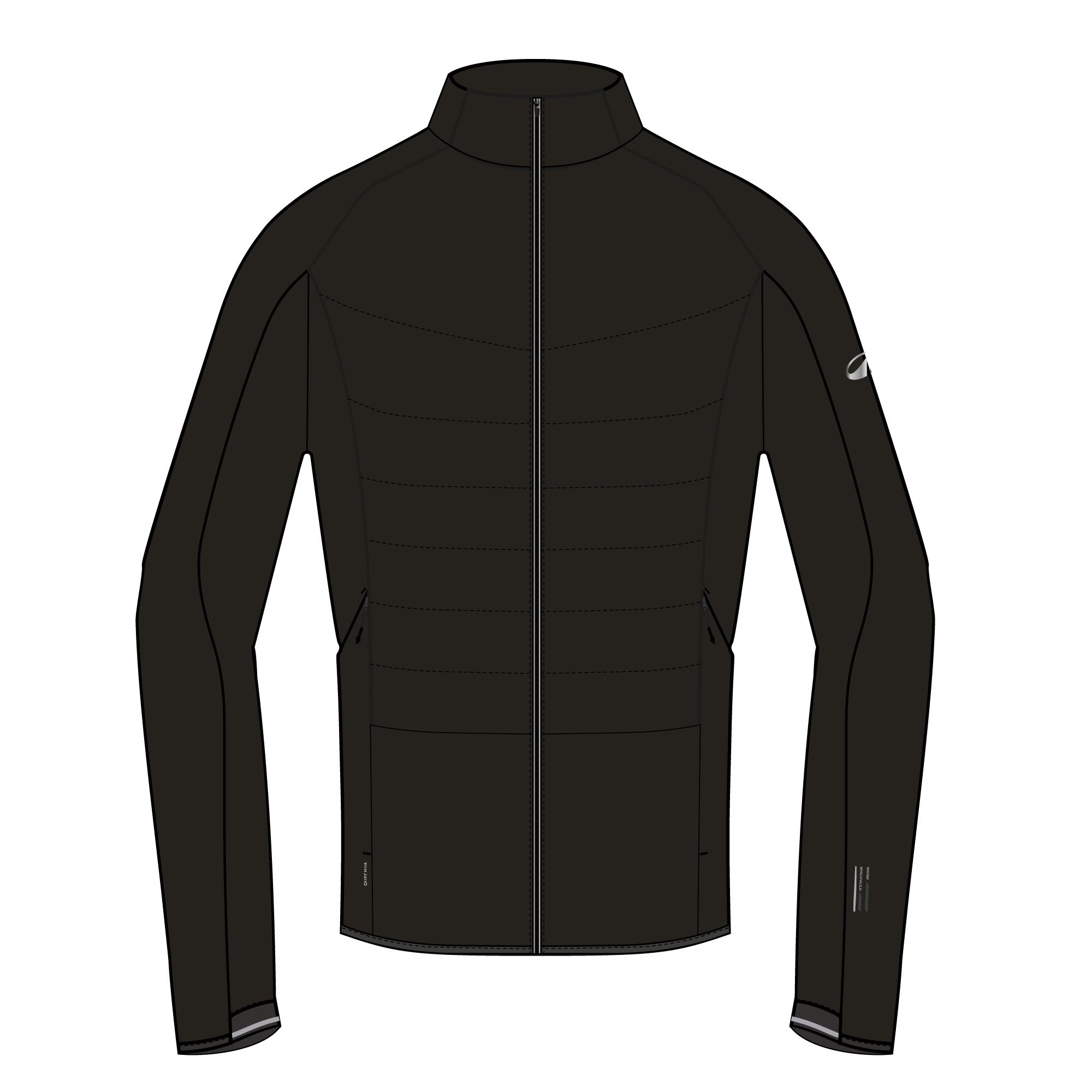 WEDZE Giacca sci di fondo uomo 500 nera