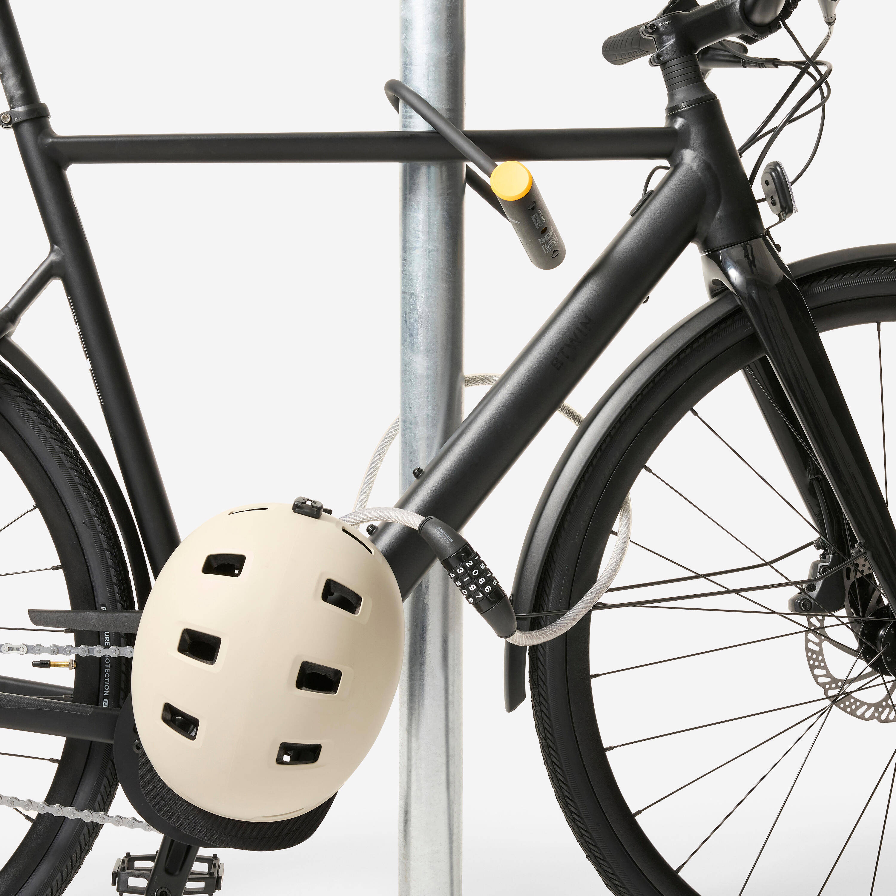 BIKE ACCESSORIES ANTI-THEFT SPIRAL LOCK CODE 120 -  2