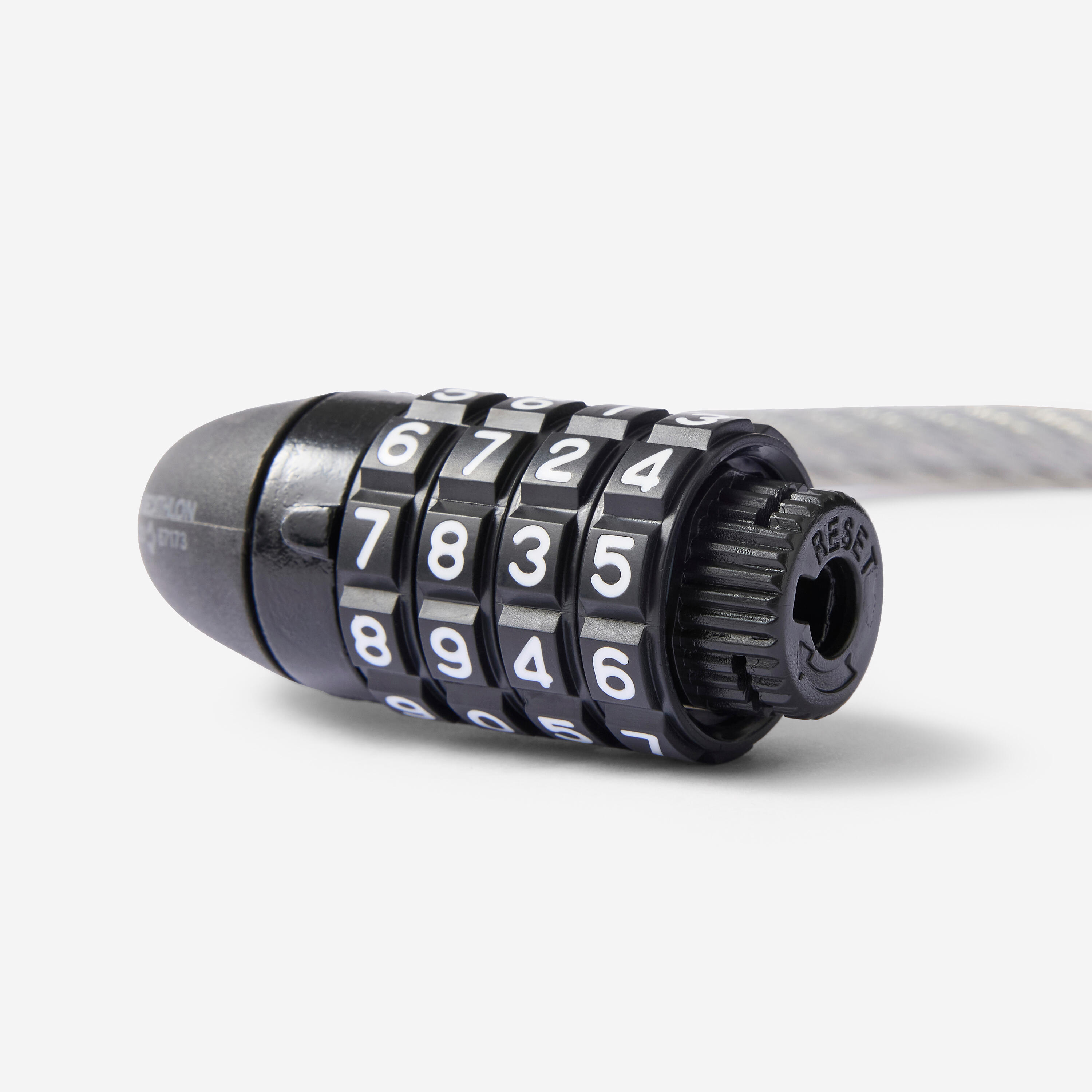 Spiral Bike Lock - Code 120 - BTWIN