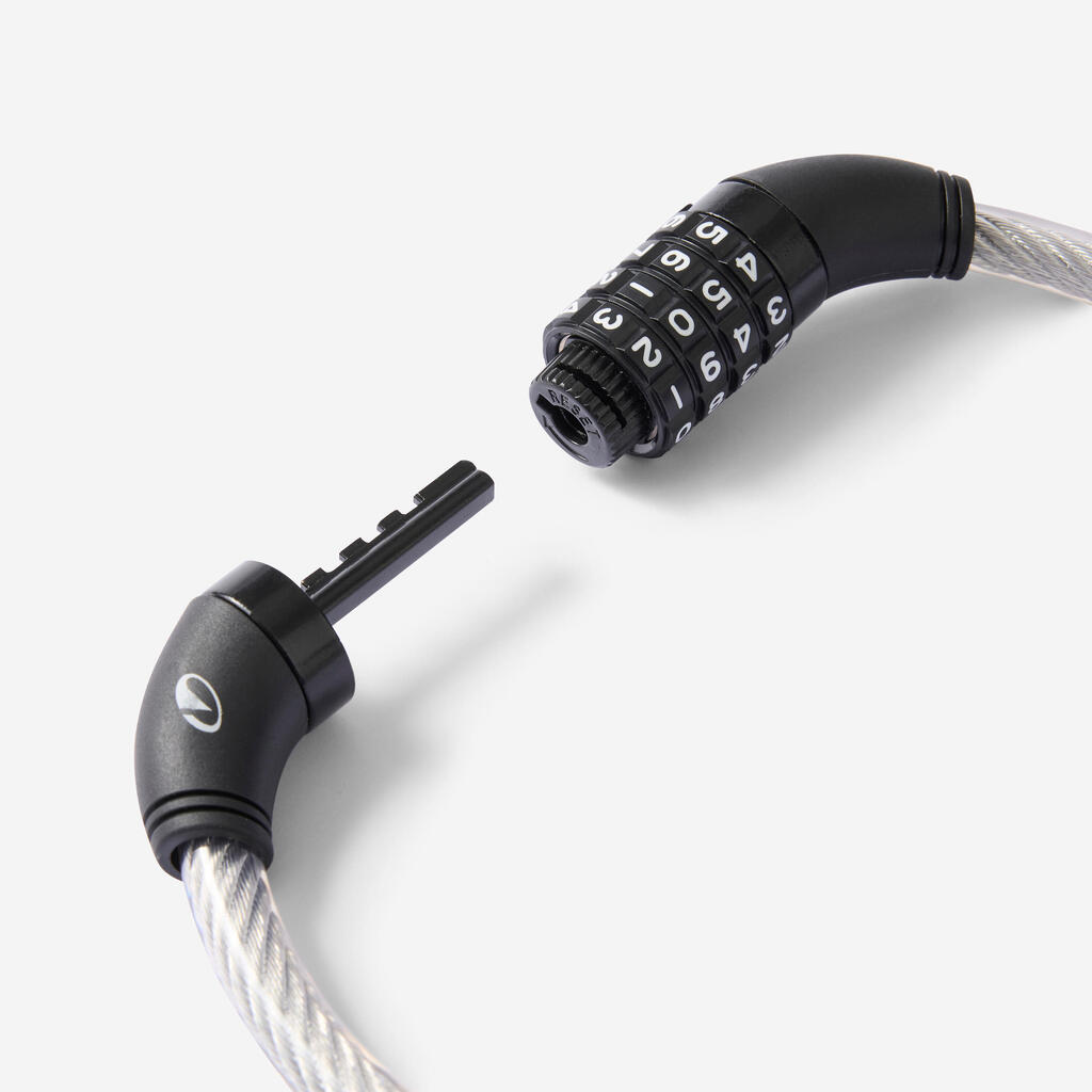 Candado cerradura con clave para bicicleta Btwin 120
